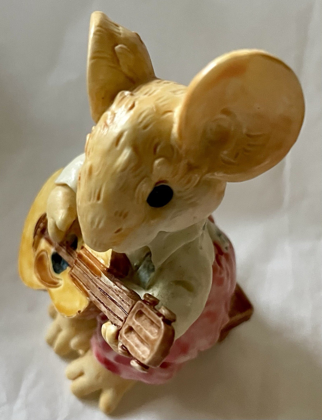 1991 Ganz Little Cheesers Mice Figurines Hand Painted Hand Made Mice Set Resin