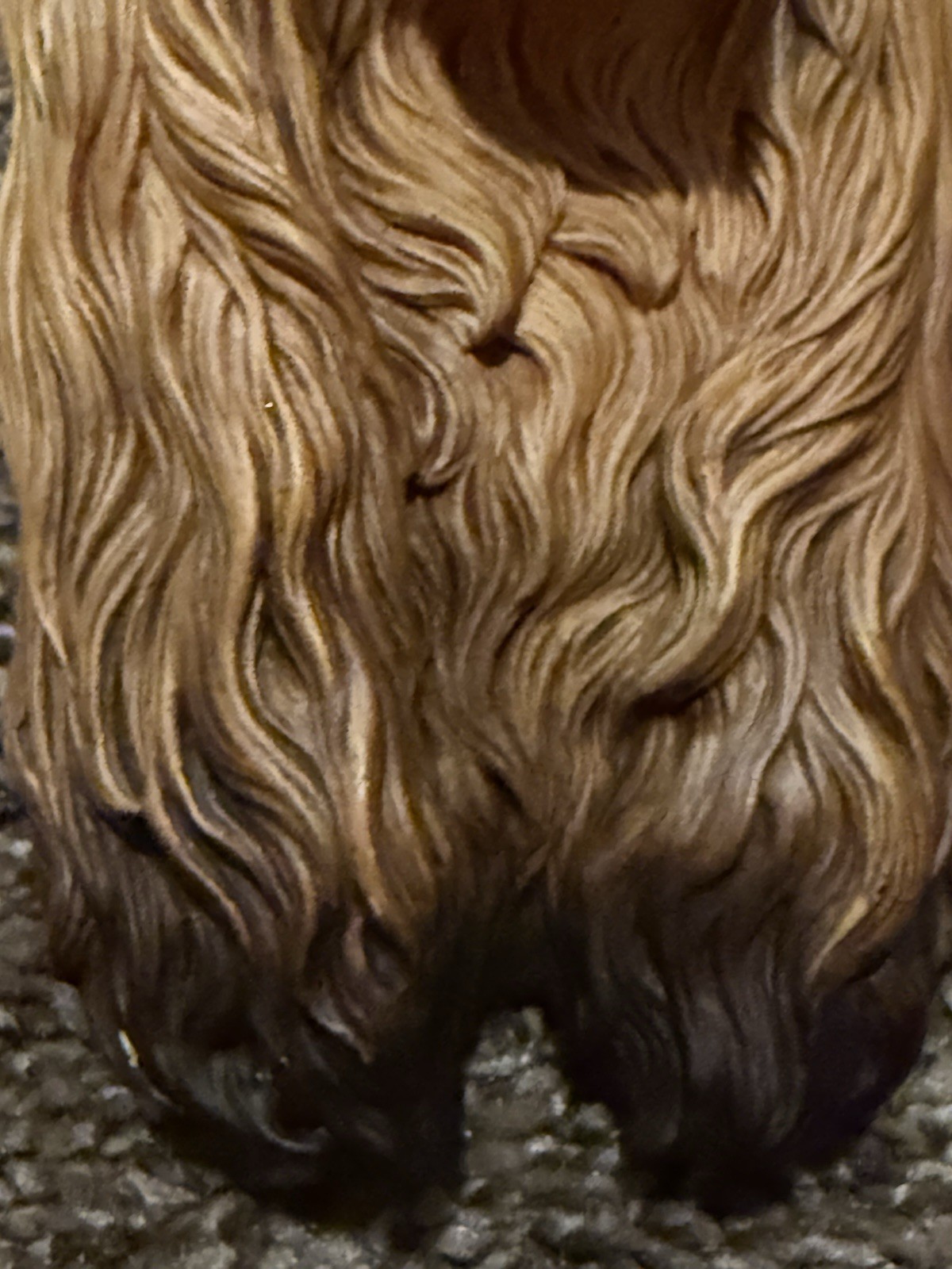 Bosson chalkware heads Afghan Hound – England