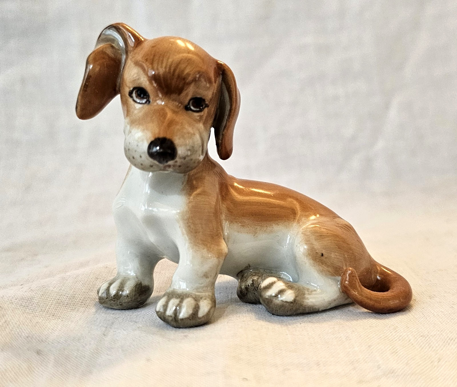 Augarten Wien Skye Terrier Dog Figurine Hand Painted