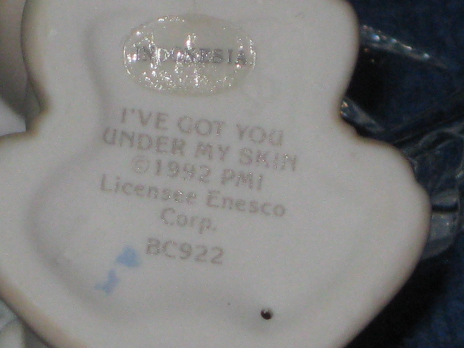 BC922 Precious Moments – “I’ve Got You Under My Skin” – G Clef Mark