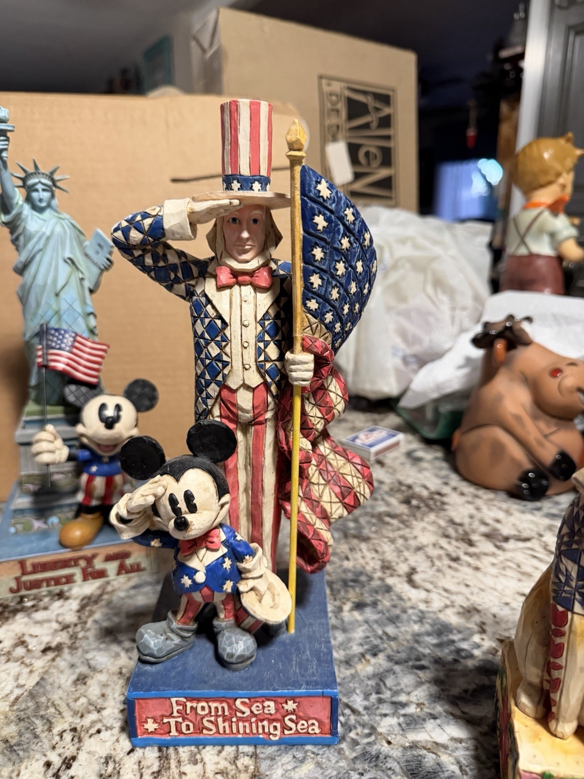Jim Shore Disney Traditions Mickey Mouse PATRIOT JULY 4TH Collection CHOOSE