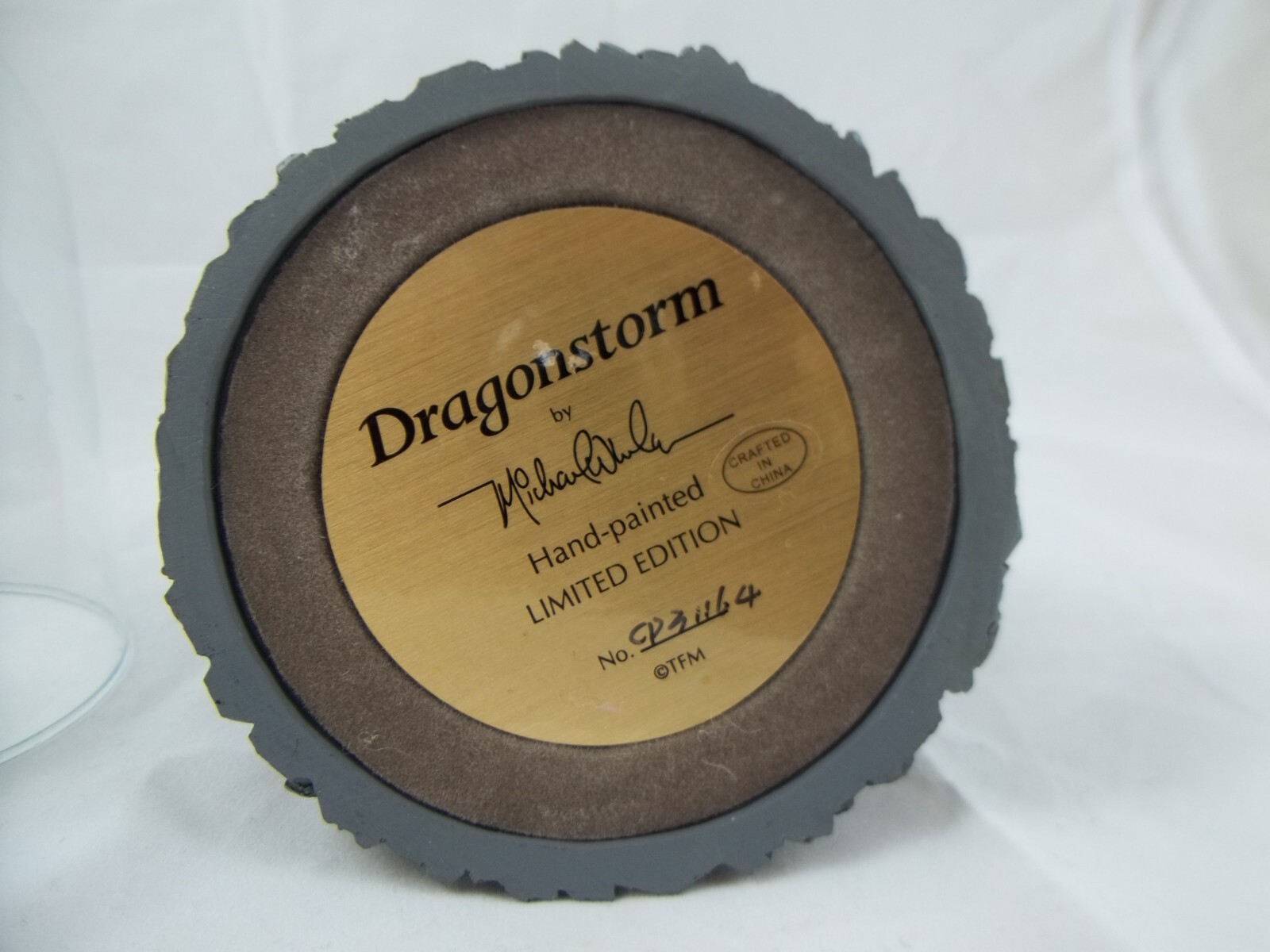 Michael Whelan Franklin Mint Dragon with Dome DRAGONSTORM 5.5″ Limited Edition