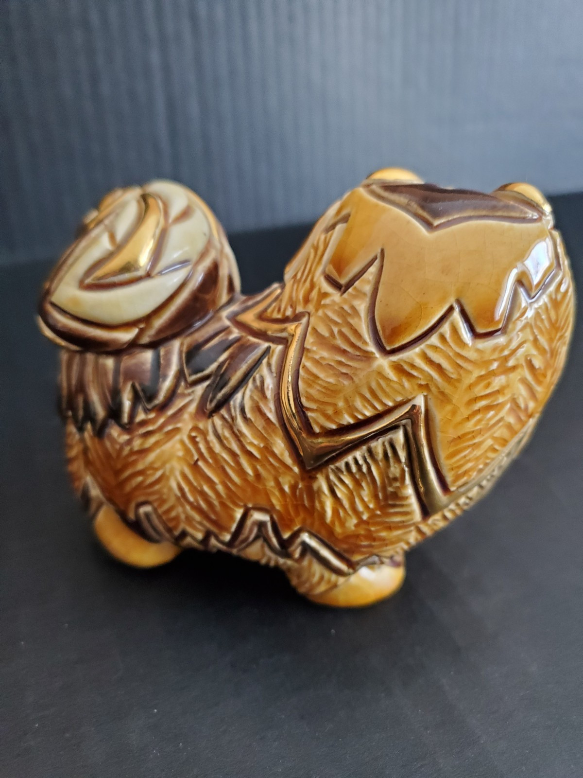 DeRosa Rinconada PERSIAN CAT Platinum Gold&Brown Toned Glazed URUGUARY