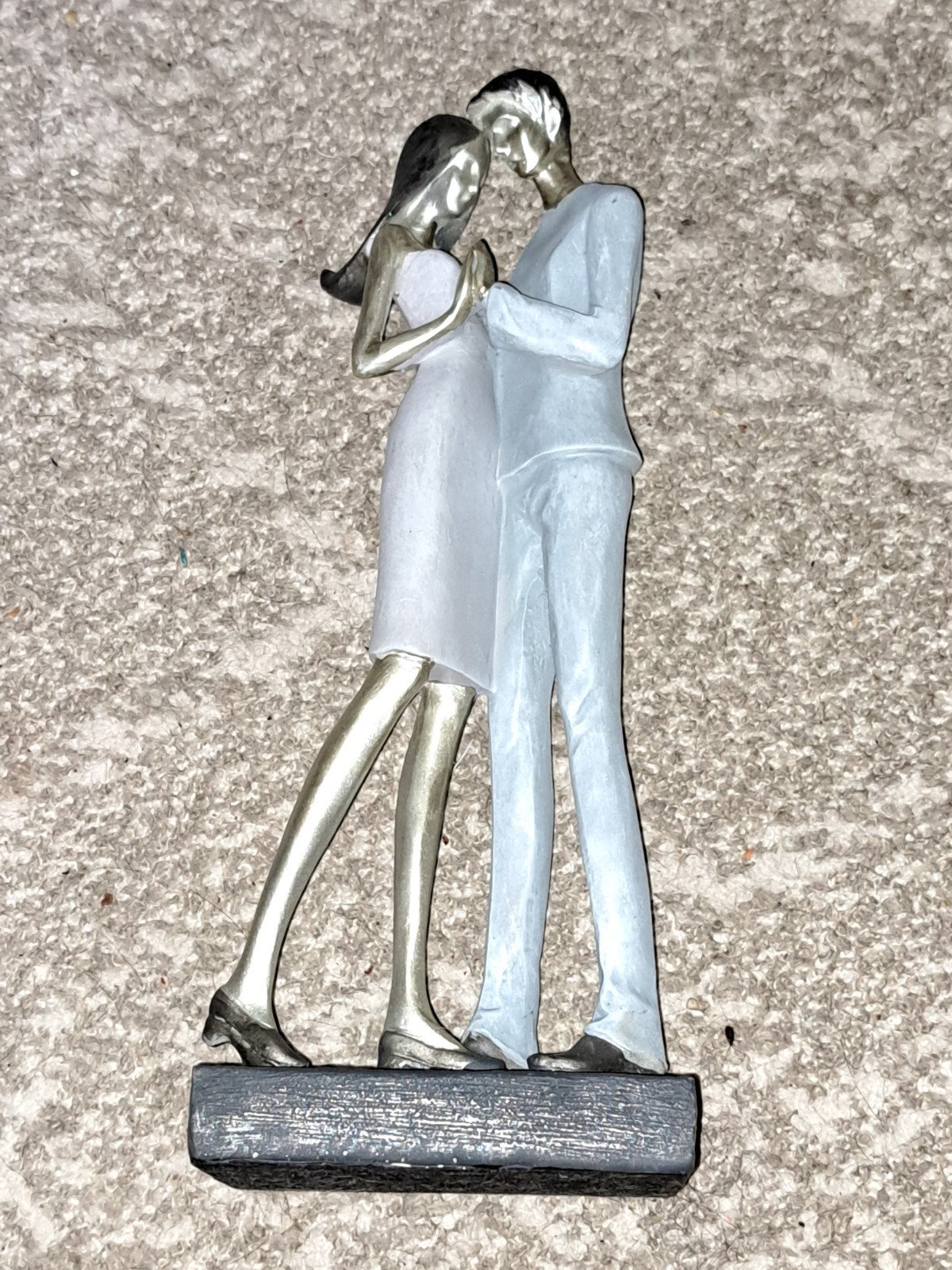 MATURI SUMMER LOVE COUPLE DANCING FIGURINE 13.25 x 5.25 x 3.25 in.
