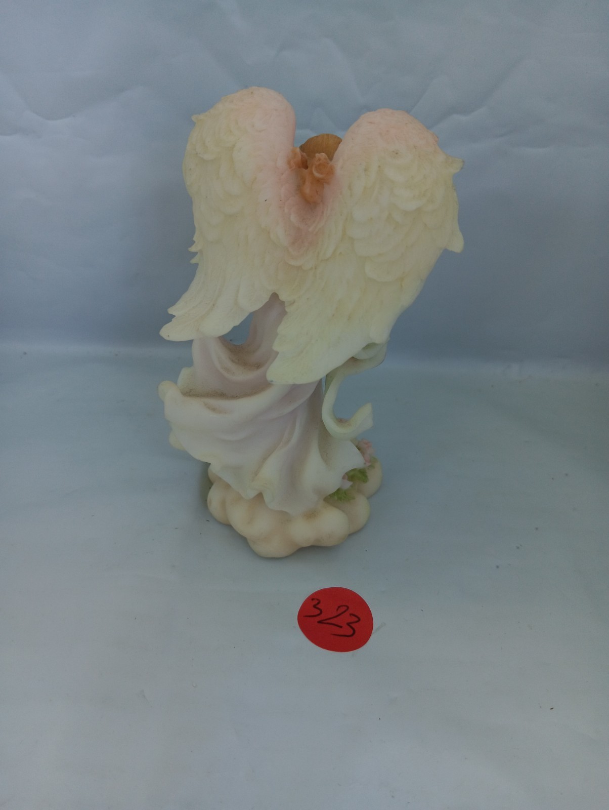 Seraphim Angel of the Month Series “April” 5 inches #81814 watering flowers