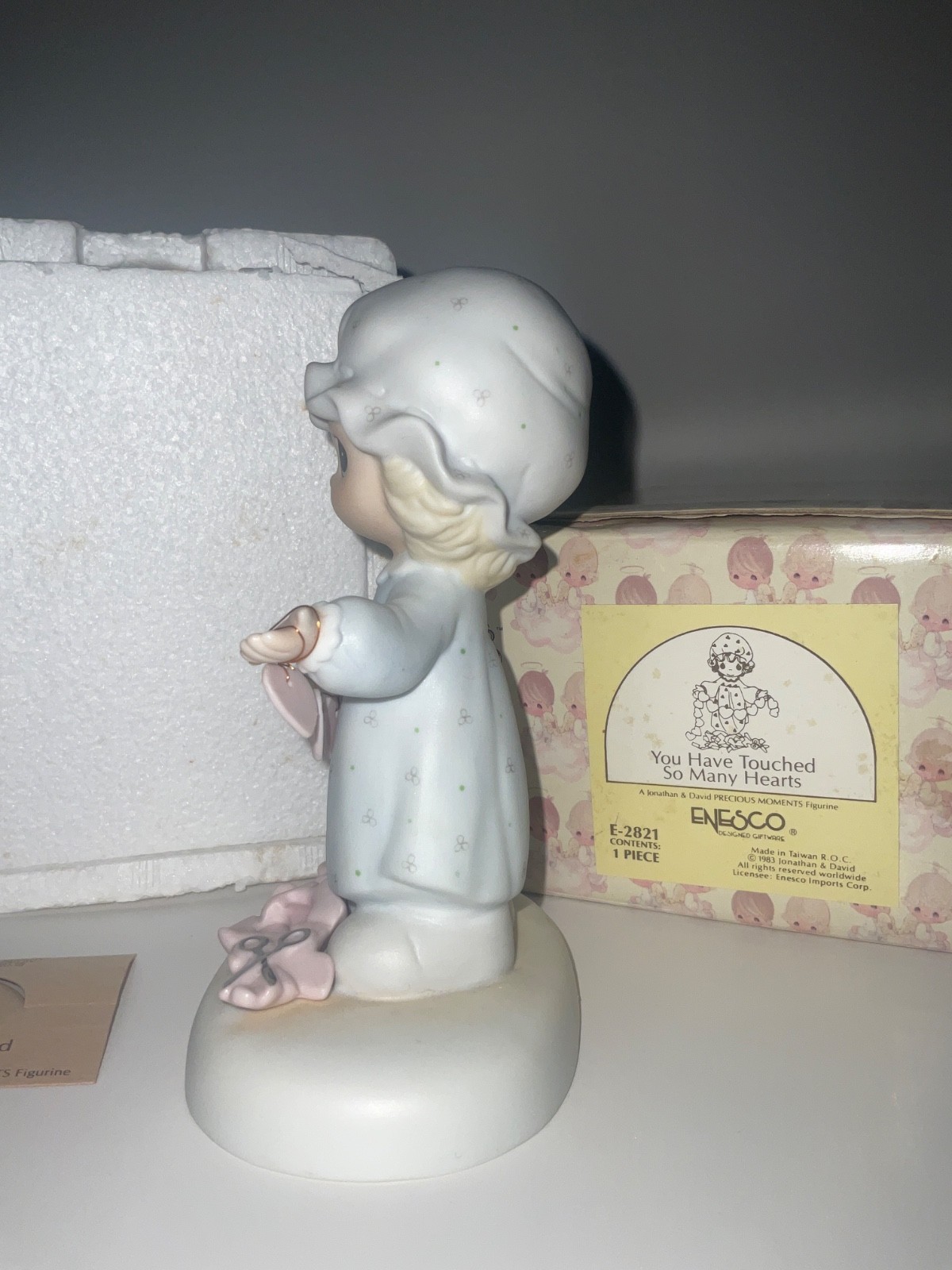 Precious Moments “You Have Touched So Many Hearts” 1983 #E-2821 (Retired) W/BOX