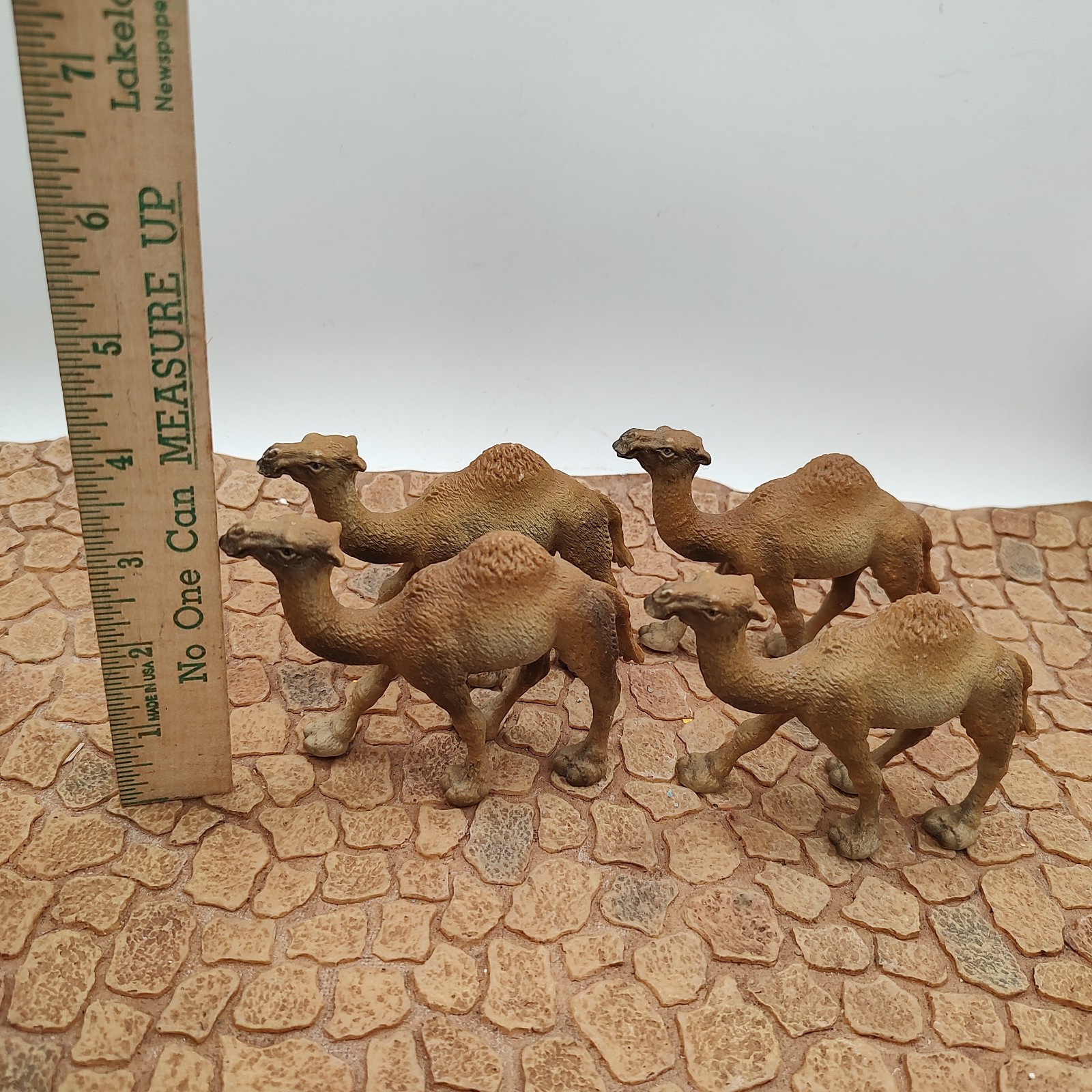 Vintage 1991 Schleich Camel Figurines One Hump Lot of 4
