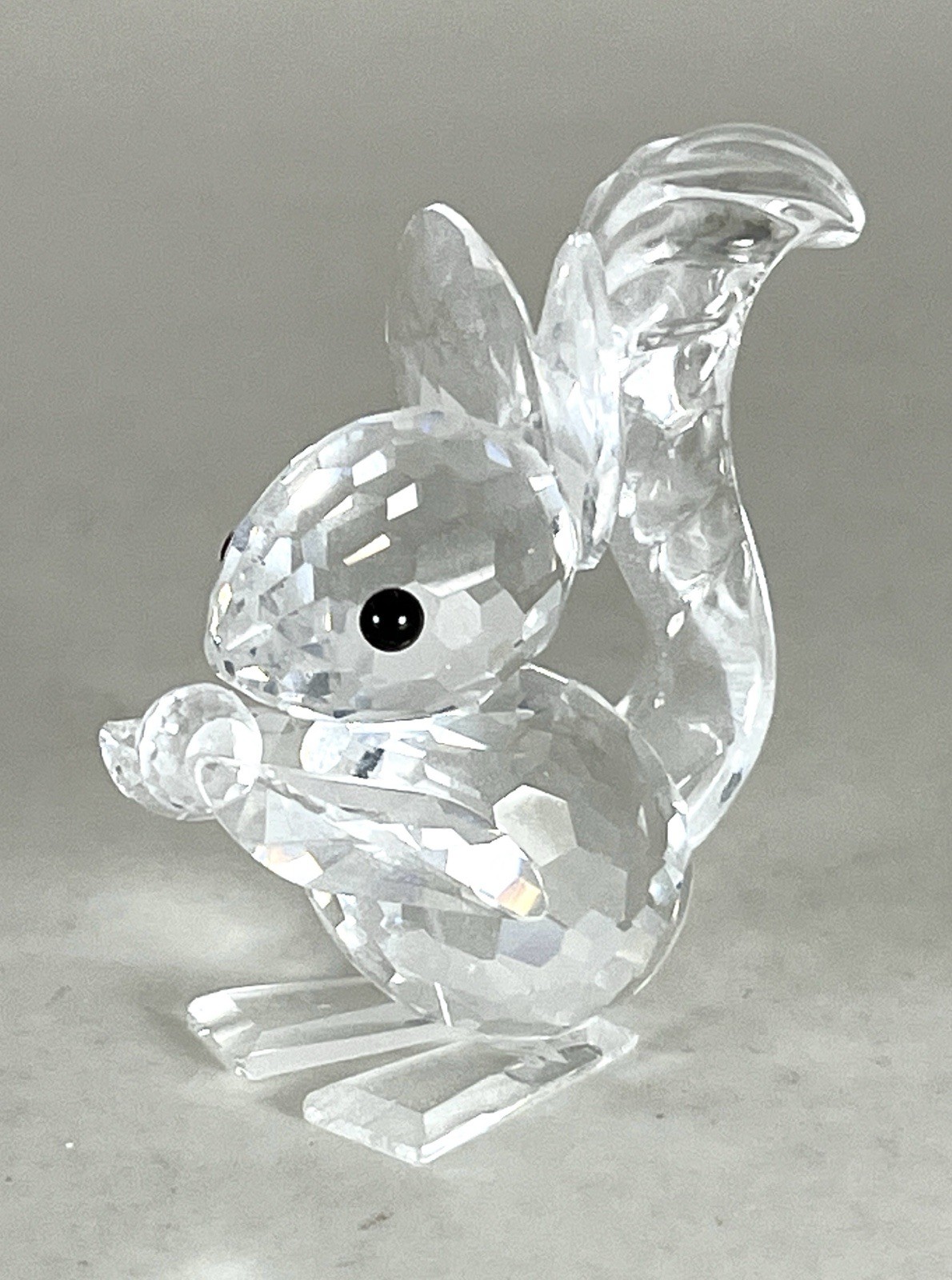 Swarovski Crystal Squirrel With Nut Retired Made in Austria 1.75″ #2