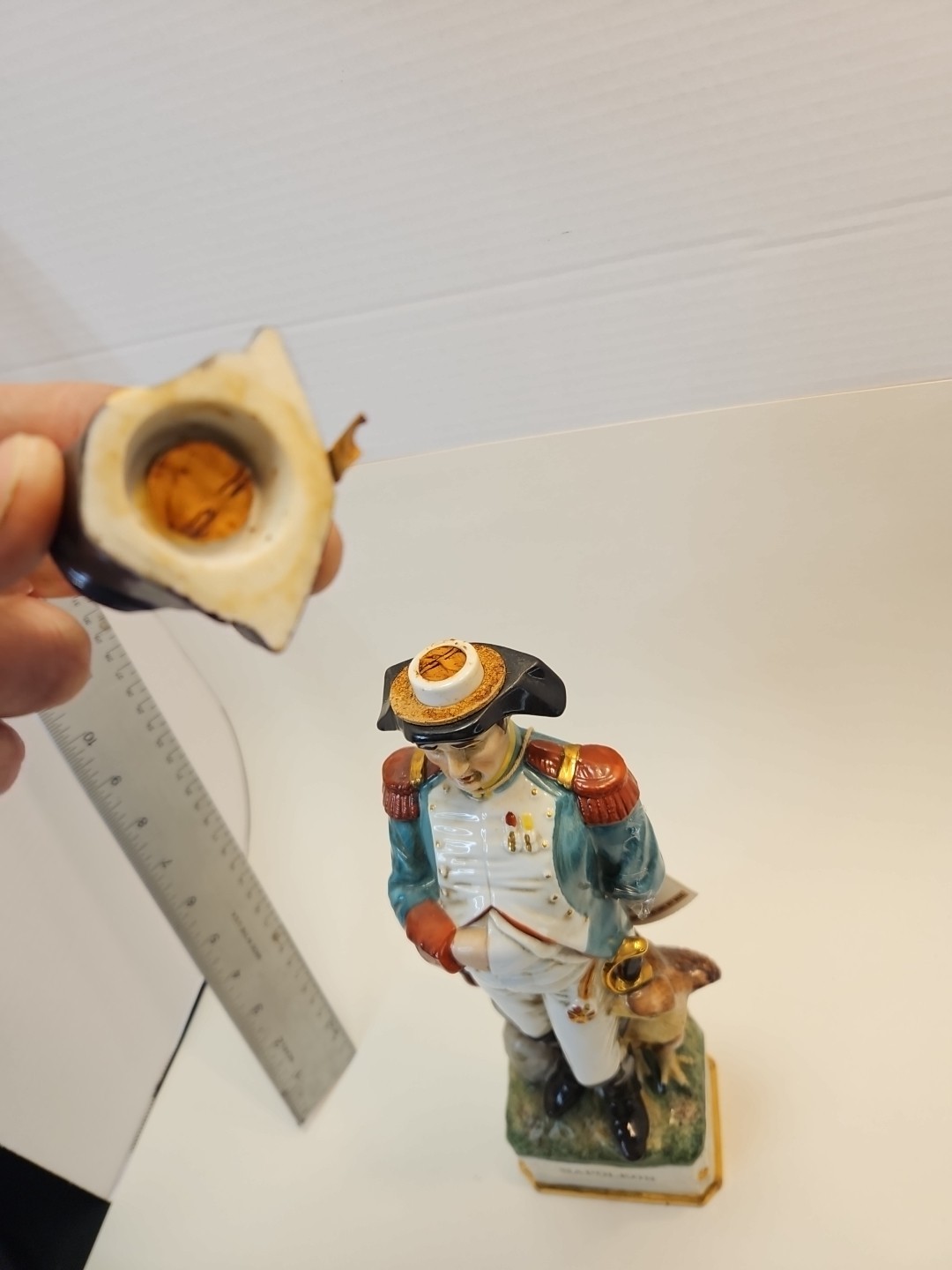 Vintage,Napoleon Bonaparte 1969,Porcelain Decanter Generals ,14 Inch