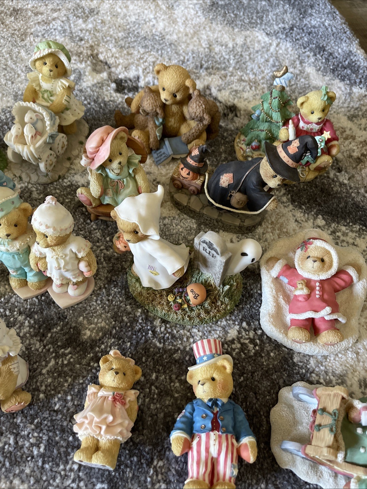 Enesco Cherished Teddies Lot of 18 Figurines 90s MIXED LOT