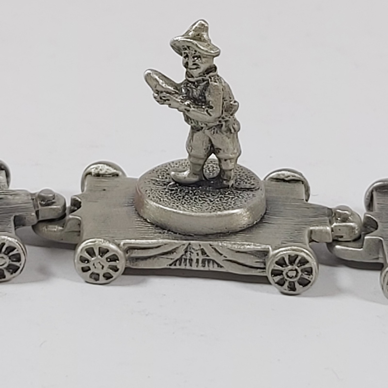 Wizard Of Oz Miniature 6 Piece Pewter Train Set L. Frank Baum Family Trust