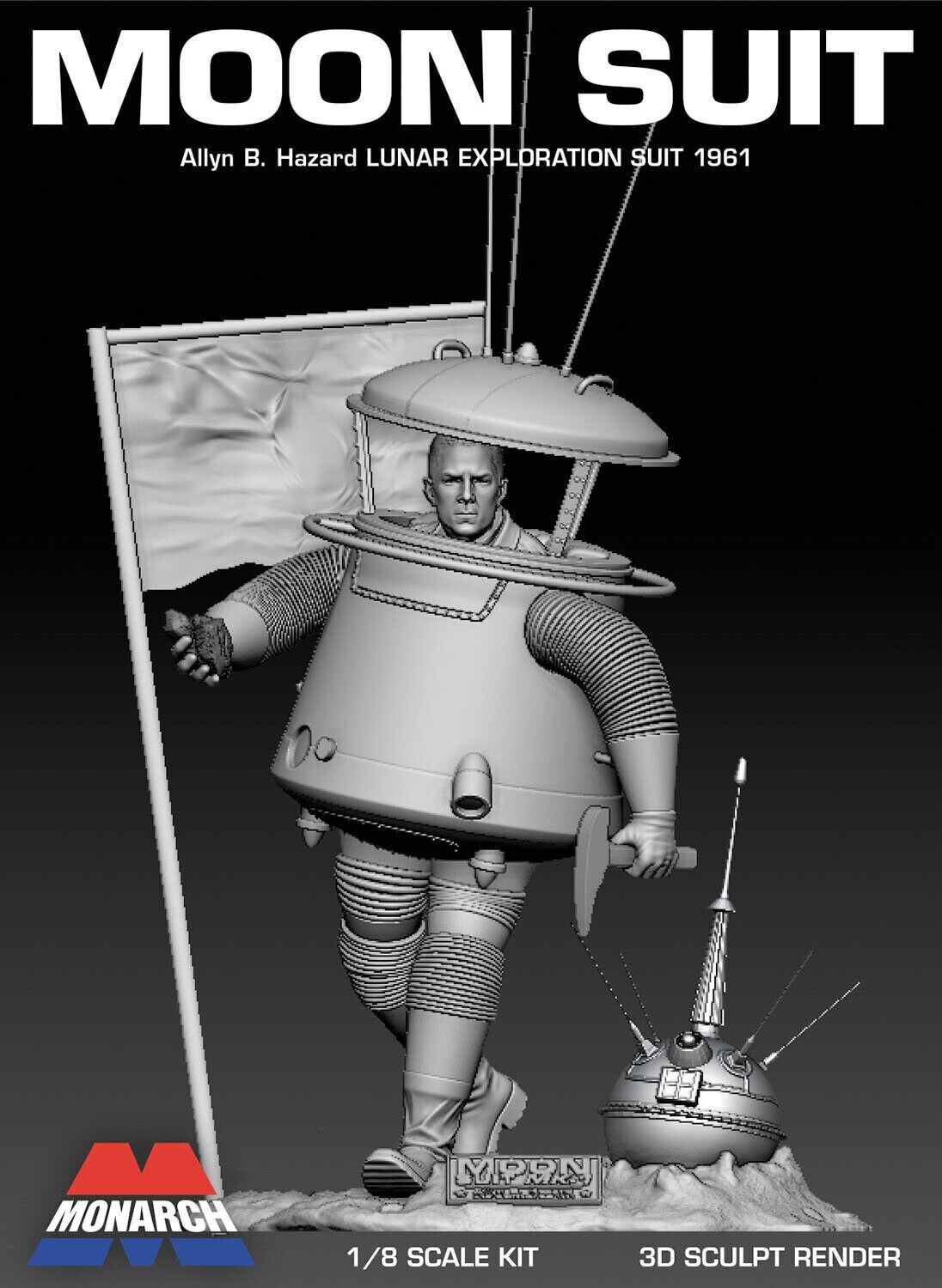Monarch Models MOON SUIT diorama plastic model kit 1/8 moonsuit