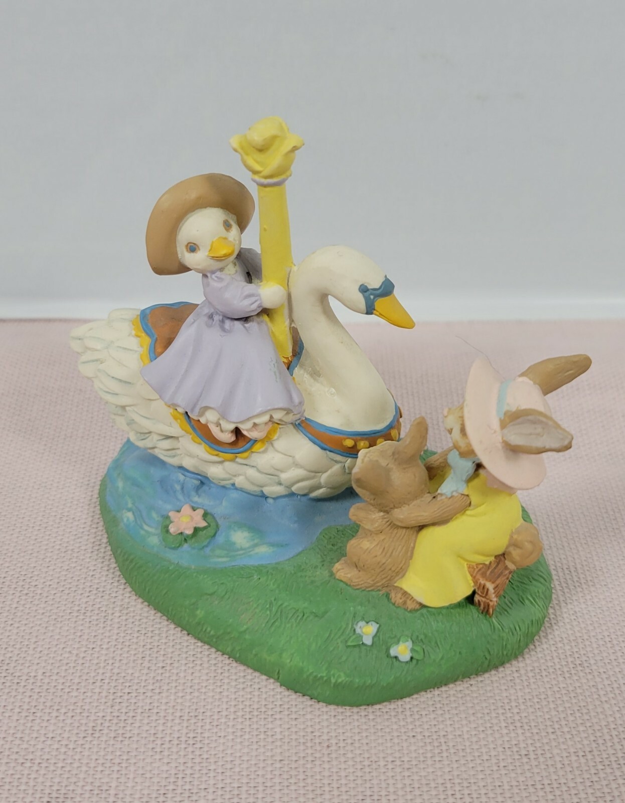 1993 MOTHER GOOSE STORYBOOK FIGURINE~AVON~BY KATHY JEFFERS~WAITING FOR OUR TURN
