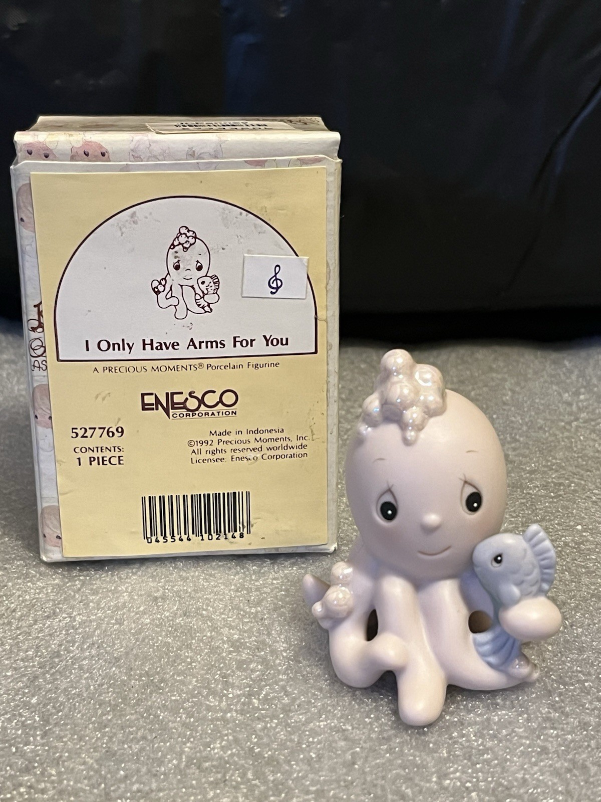 ENESCO OCTOPUS “I ONLY HAVE ARMS FOR YOU” BOXED #527769 – 1992 PRECIOUS MOMENTS