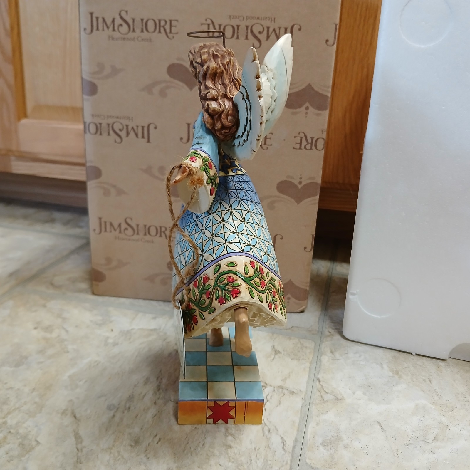 Jim Shore Heartwood Creek Angel Figurine Heavenly Dancer 4007669 Blue Dress 2006