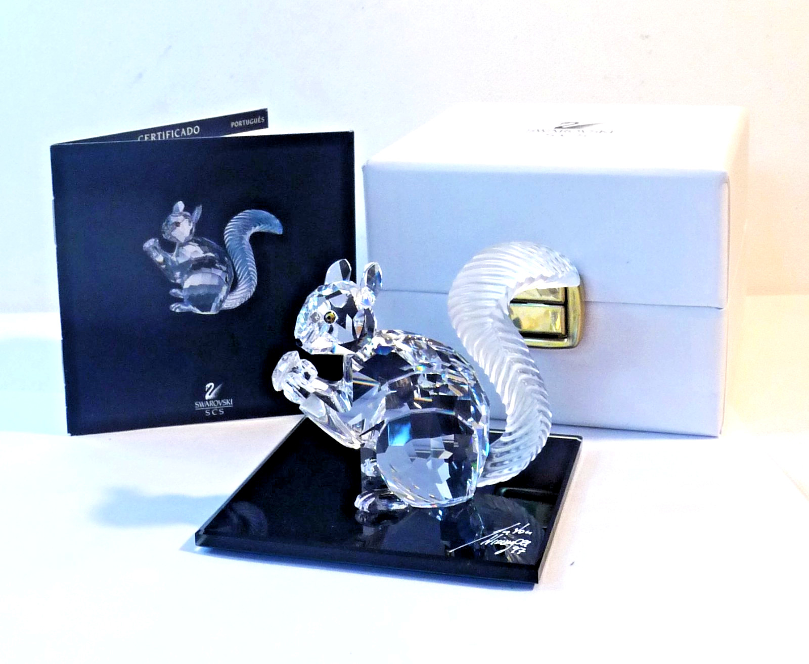 Swarovski Crystal Squirrel 10th Anniversary Edition 208433 w/Box & COA