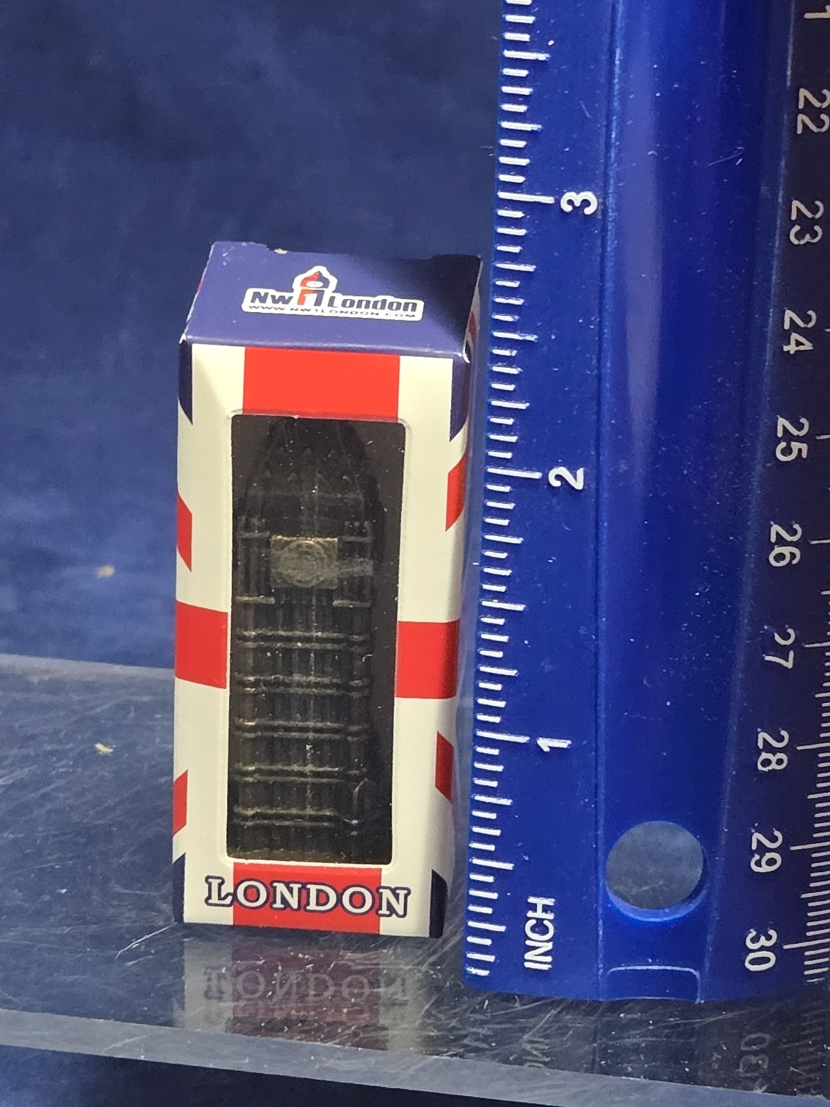 Miniature London Big Ben Clock Tower – Metal, Dark Color, Bought In London