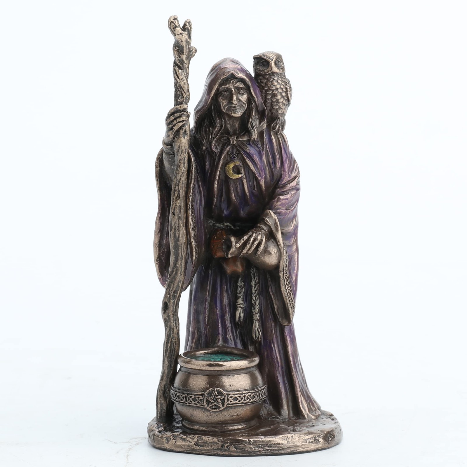 Veronese Design 4 1/8 Inch Triple Goddes The Crone Neopagan Wicca Resin Figurine