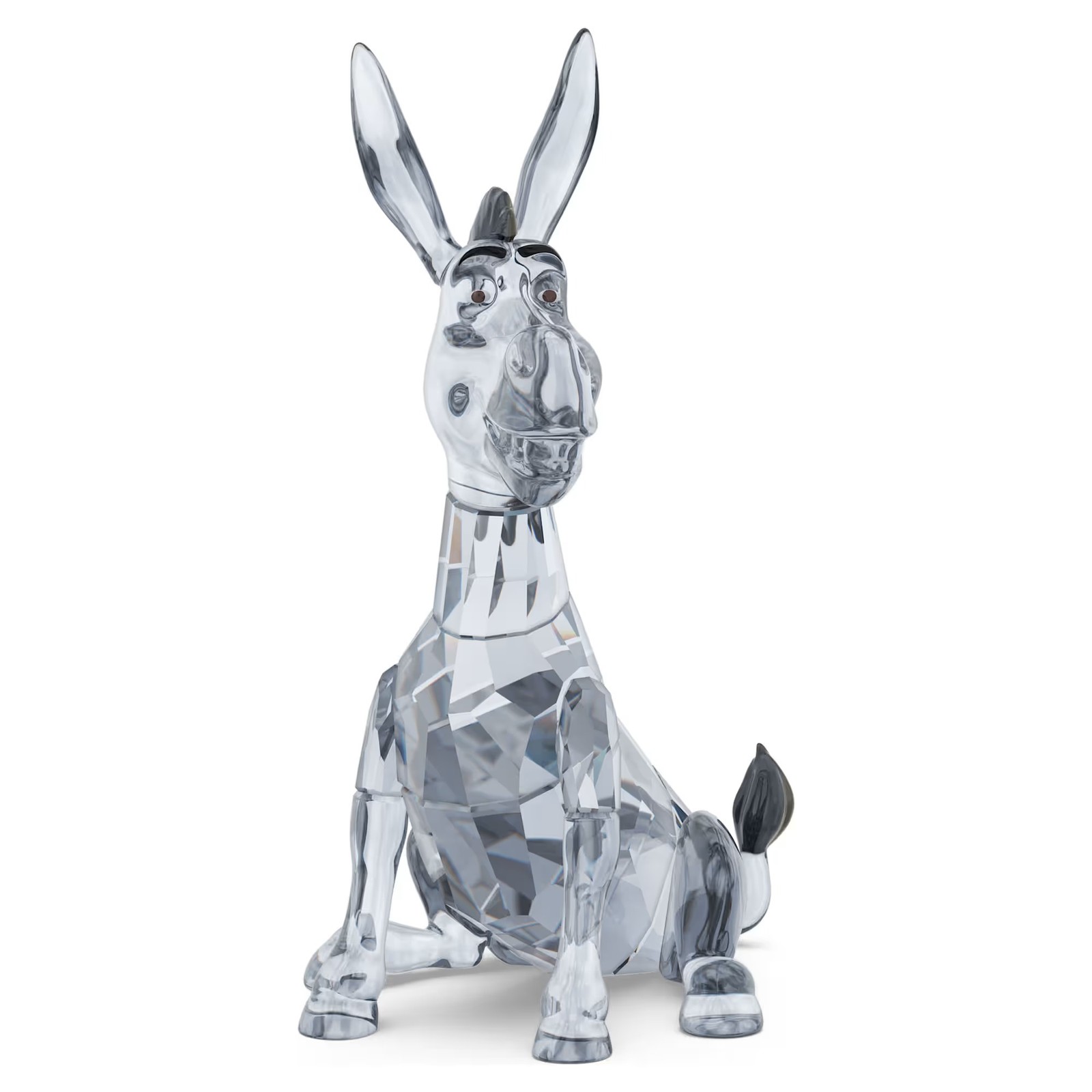 Swarovski Crystal Shrek Donkey Figurine Decoration, Gray, 5720458