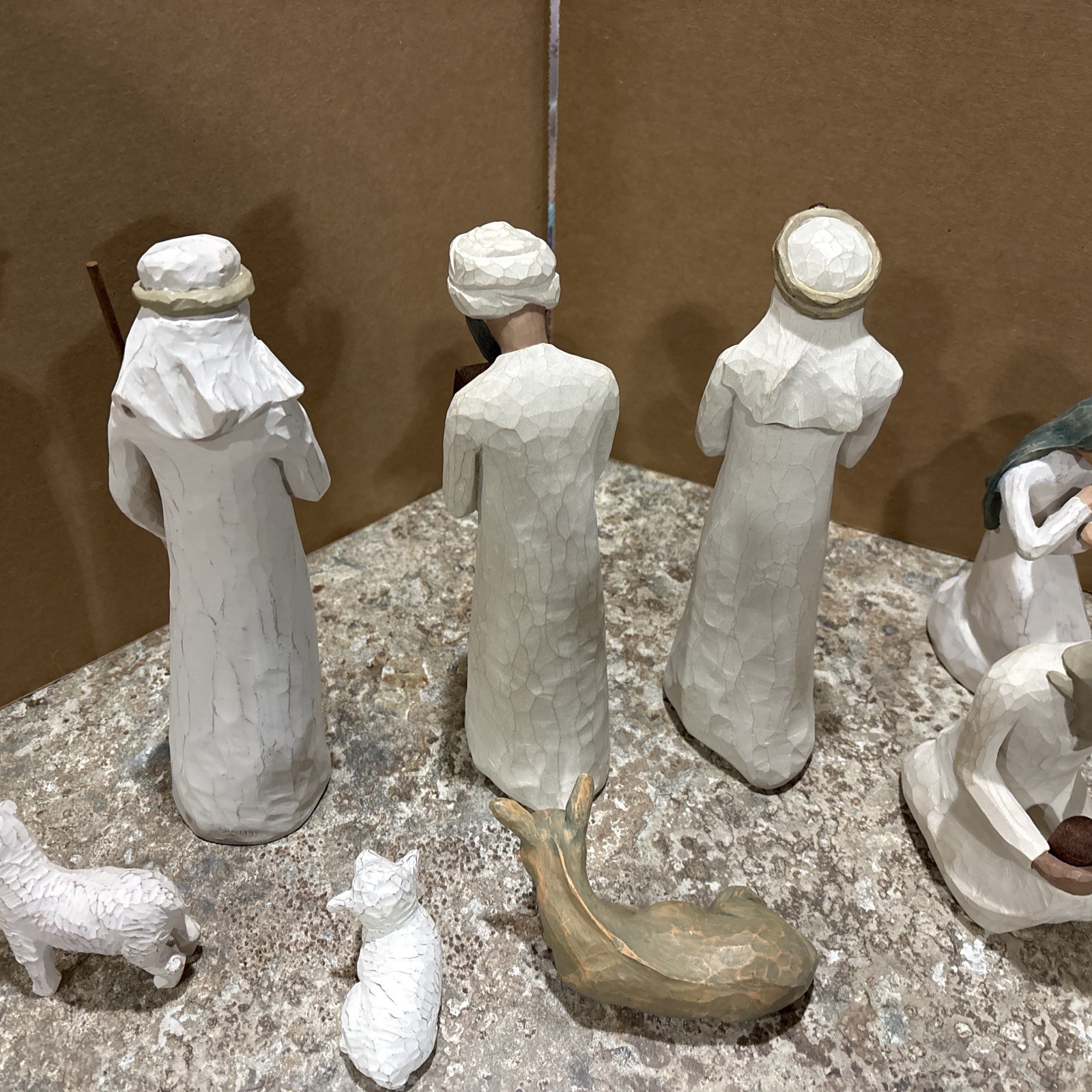 Willow Tree Nativity, Wise Men, Shepherd/Stable Animals Set Lordi (9pcs)