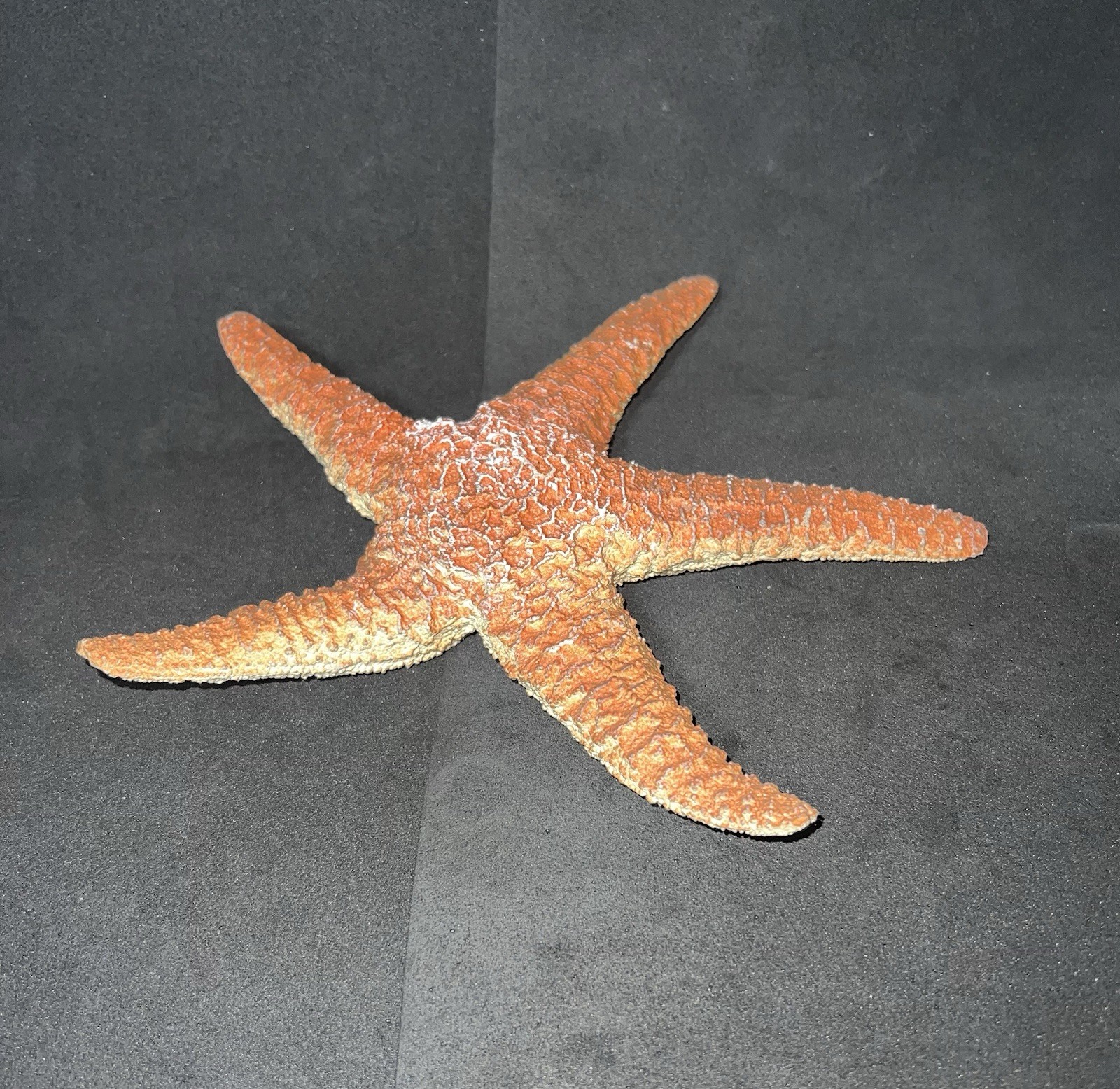 Orange Starfish Sea Star Animal Figure Toy Plastic Ocean Figurine 9″
