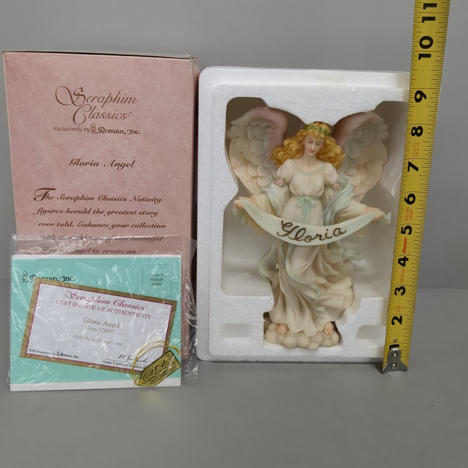 Seraphim Classics Roman Inc. Gloria Angel Original Packaging 1997 #78085