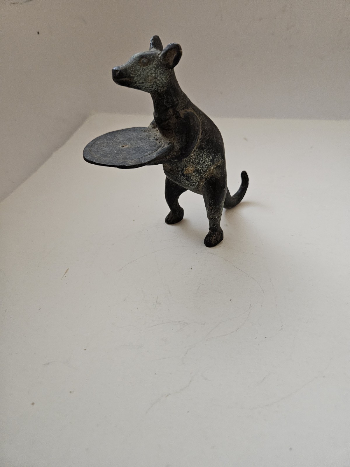 Vintage Bronze Kangaroo 5″Tall 3 1/2 Wide