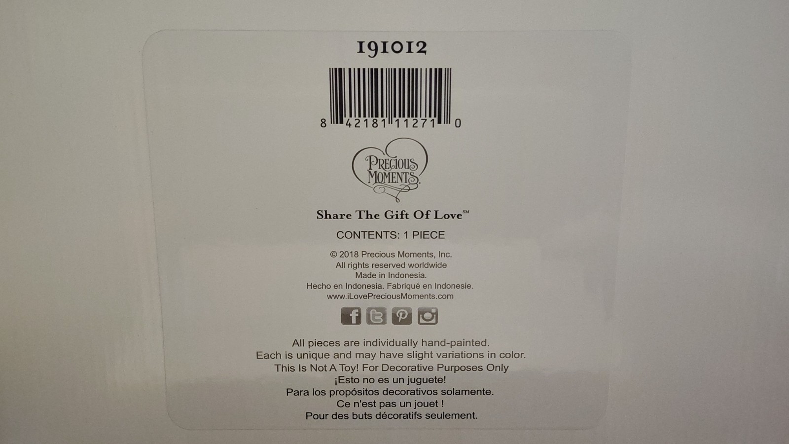 Precious Moments We are So Blessed 191012 Limited Edition NIB