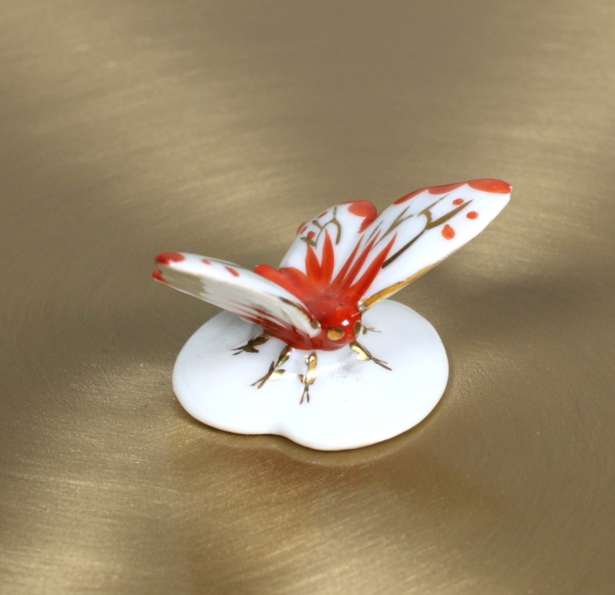 Fritz Pfeffer Gotha Porcelain Miniature Butterfly Figurine 5488 Germany READ