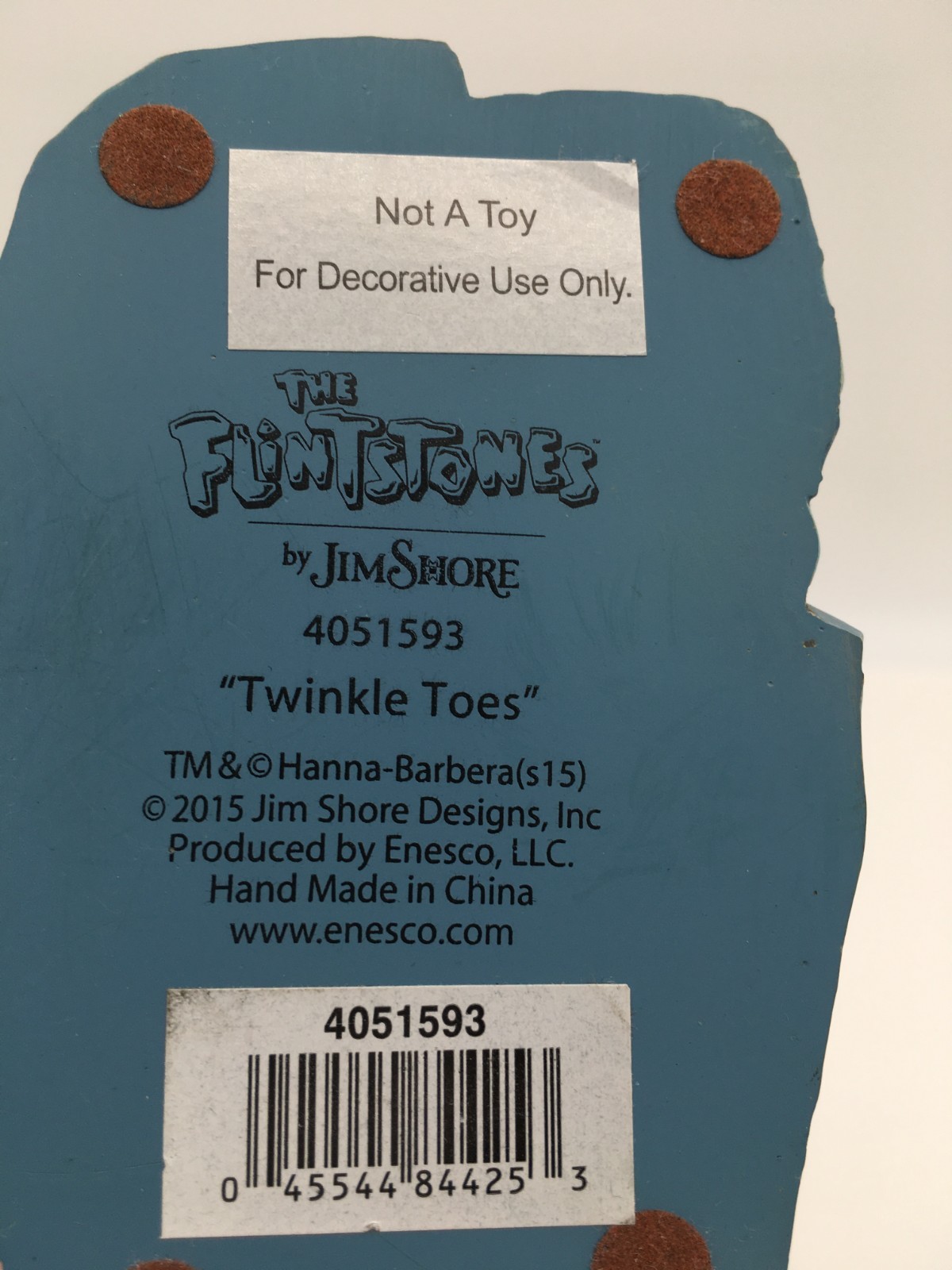 2015 Jim Shore The Flintstones 6 1/2″ Fred Flintstone “Twinkle Toes” resin fig.