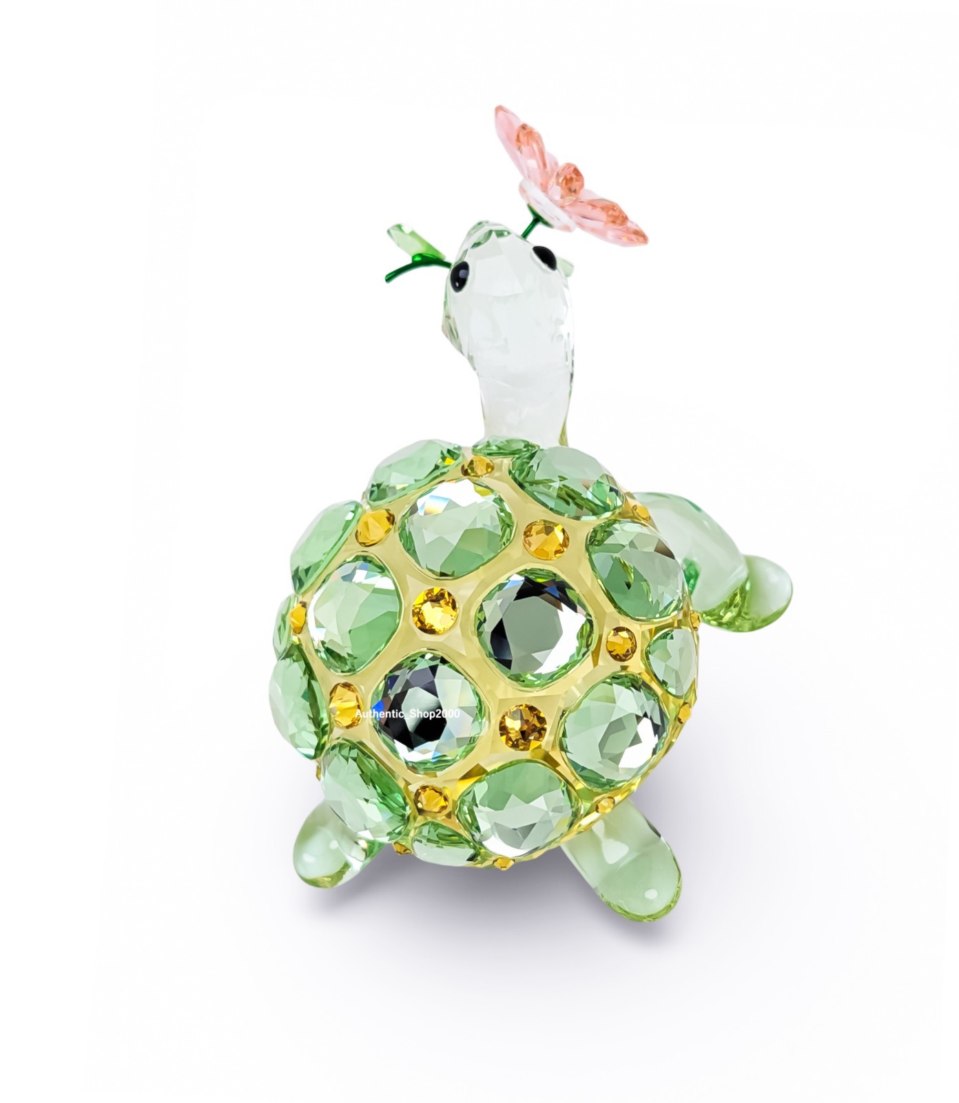 New 100% Authentic SWAROVSKI Idyllia Tortoise and Daisy Deco Figurine 5721542