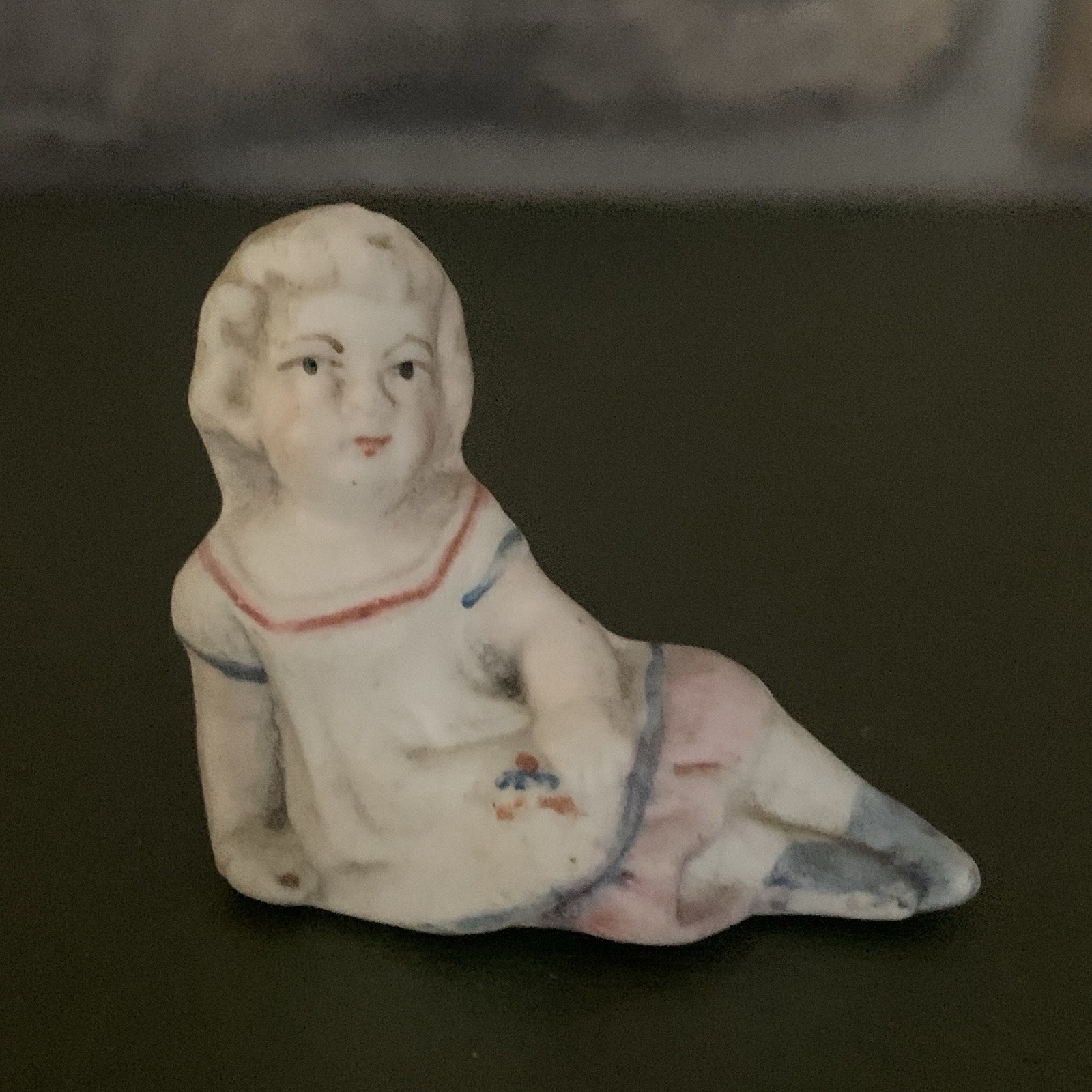 Antique Piano Baby DARLING Figurine 1.5” High