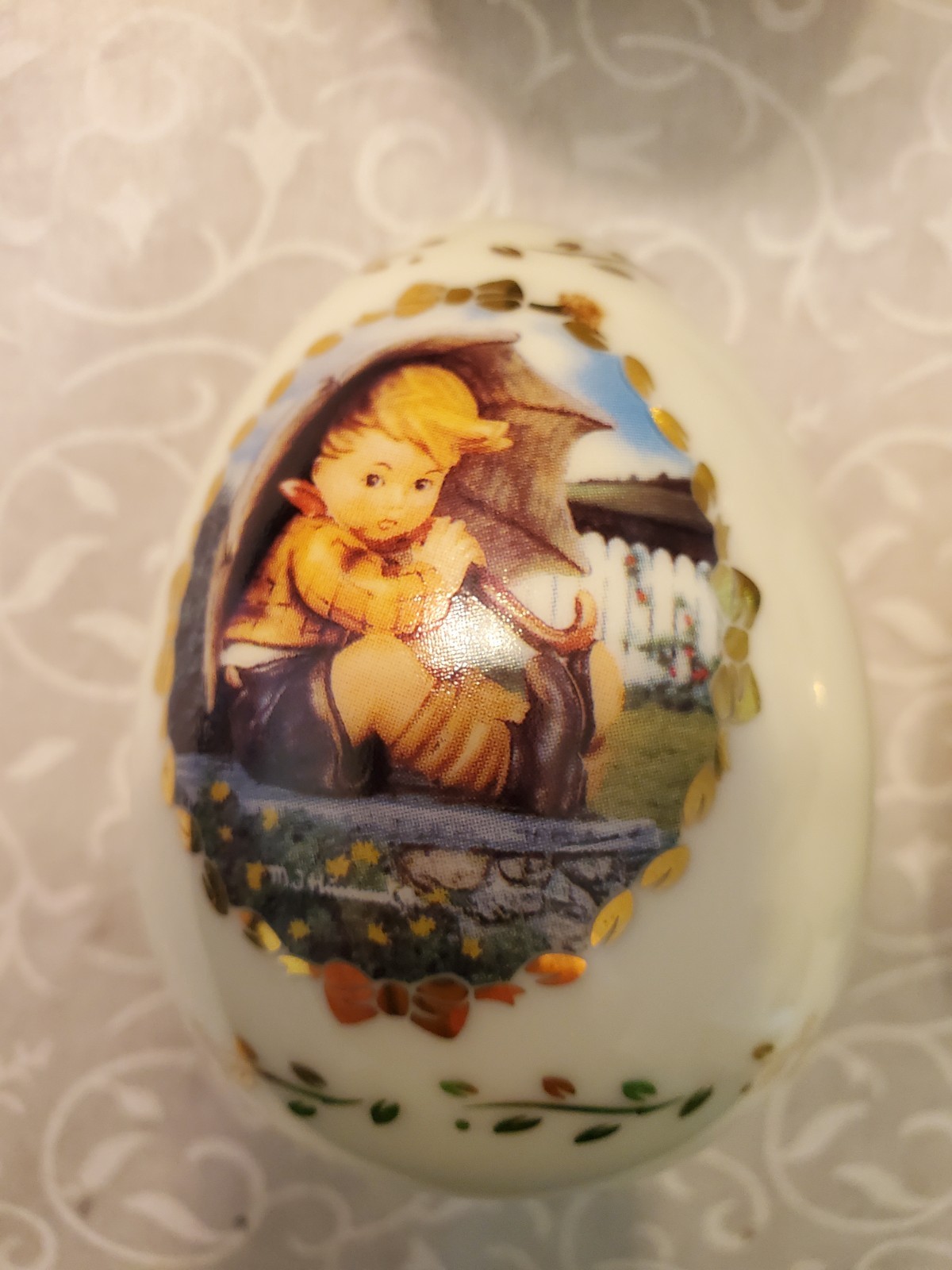 MJ Hummel Porcelain Egg Collection Danbury Mint 1993 & 1994 Set Of 12 Unboxed