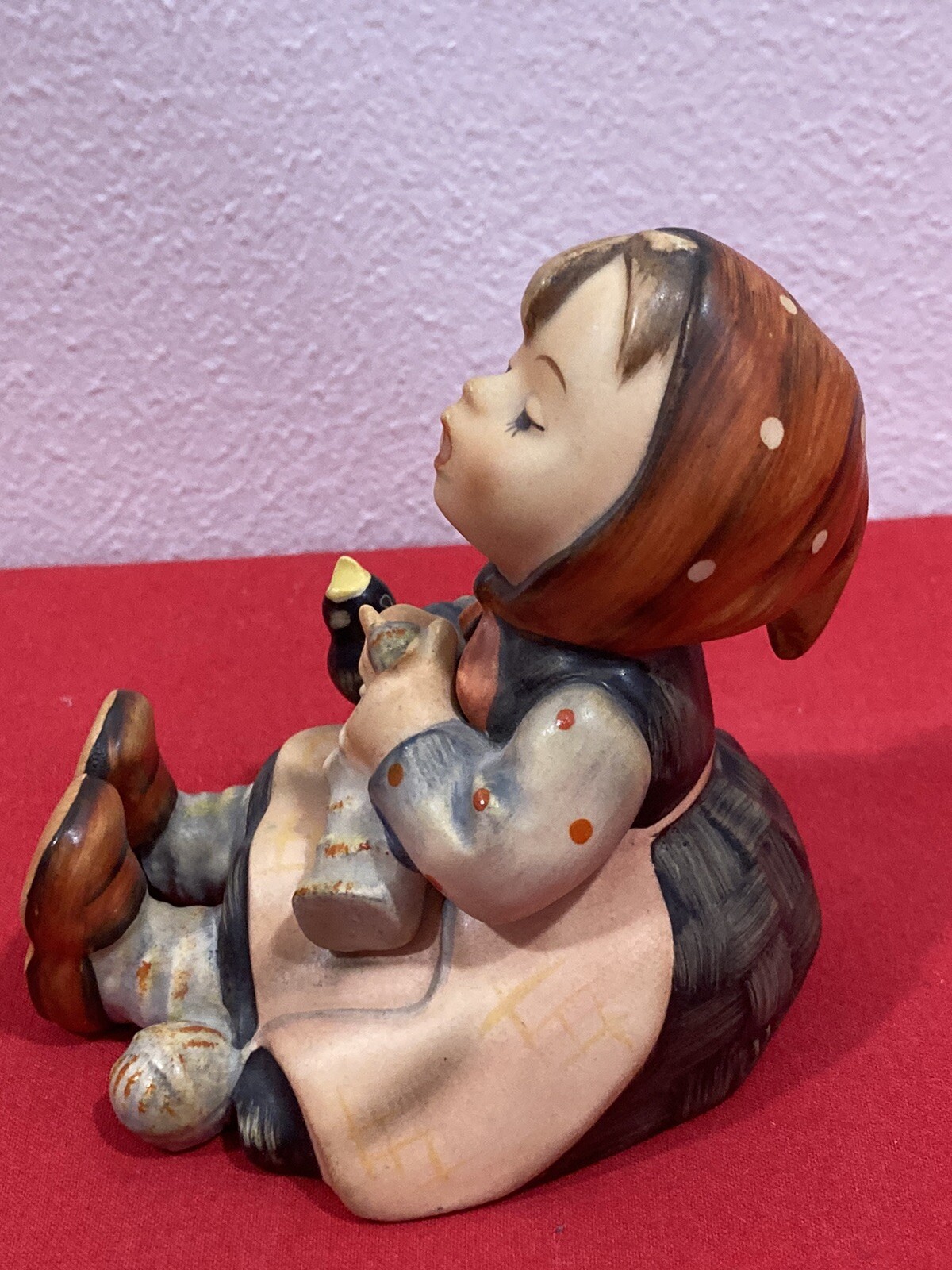 Vintage C. (1950-1959) GOEBEL HUMMEL Happy Pastime #69 TMK-2 Porcelain Figurine