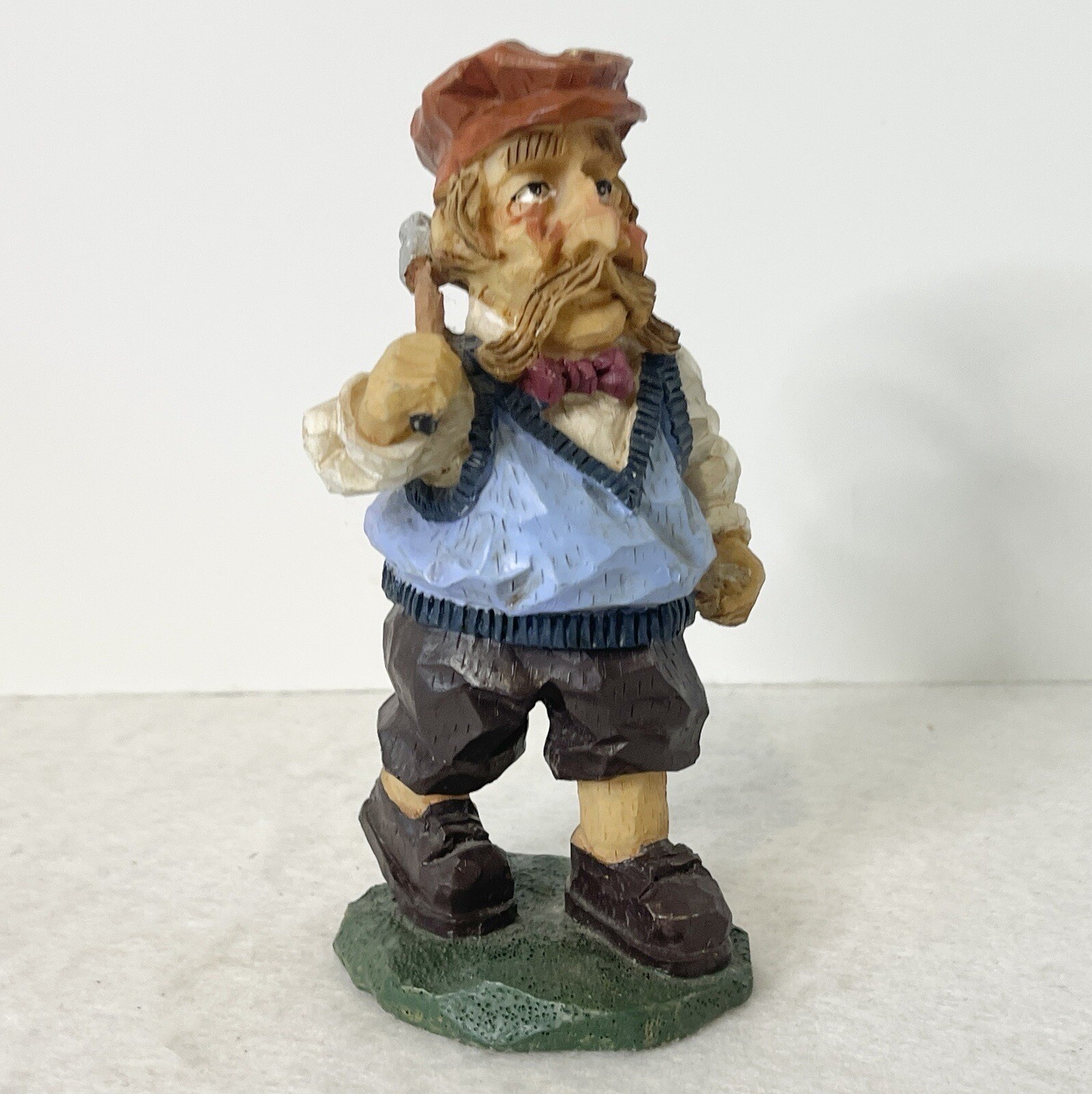Vintage Scottish Golfer Figurine Souvenir Sports Decor Man Cave Office