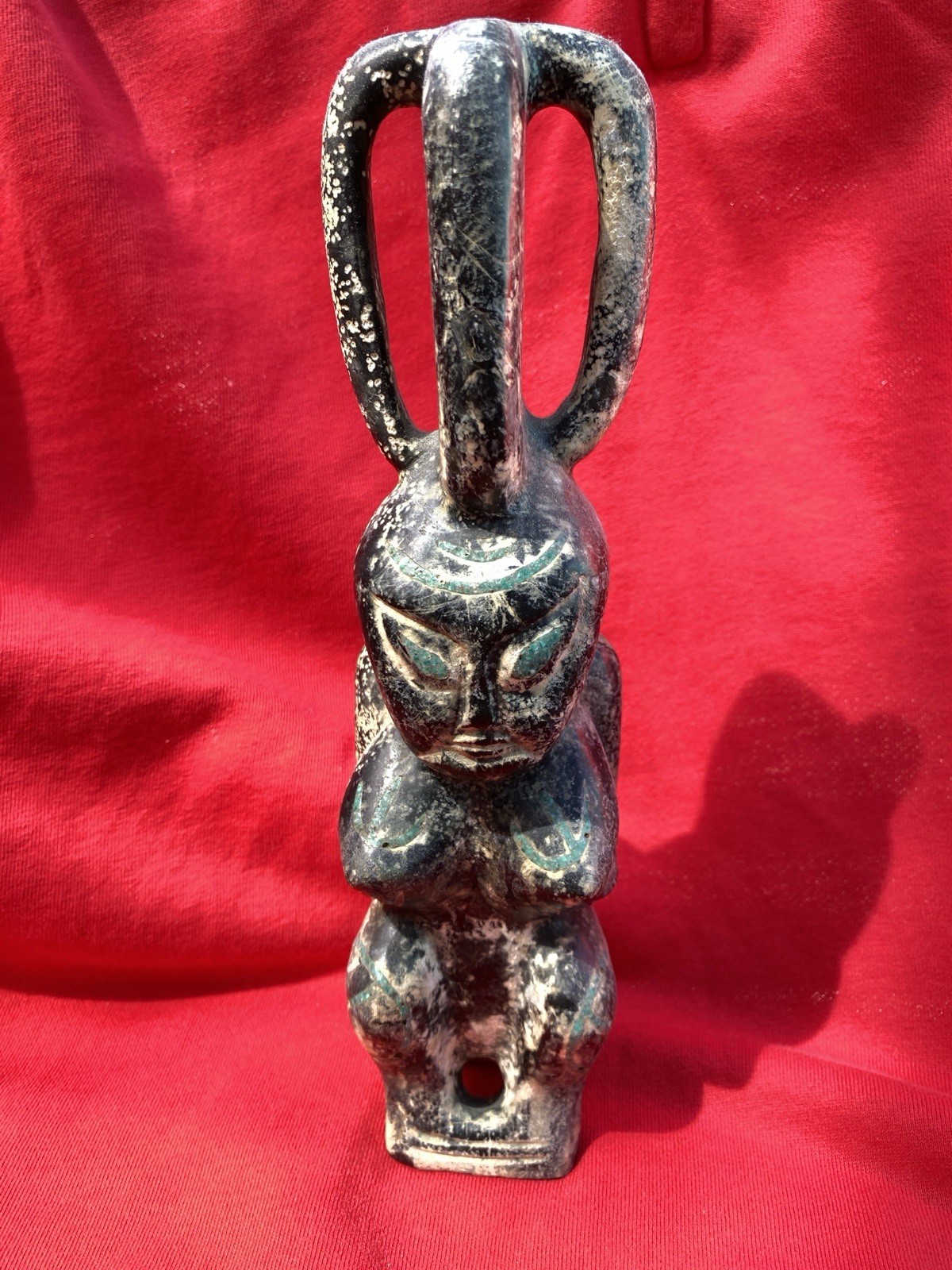 Antique Primitive Female Sculpture 2.4lbs