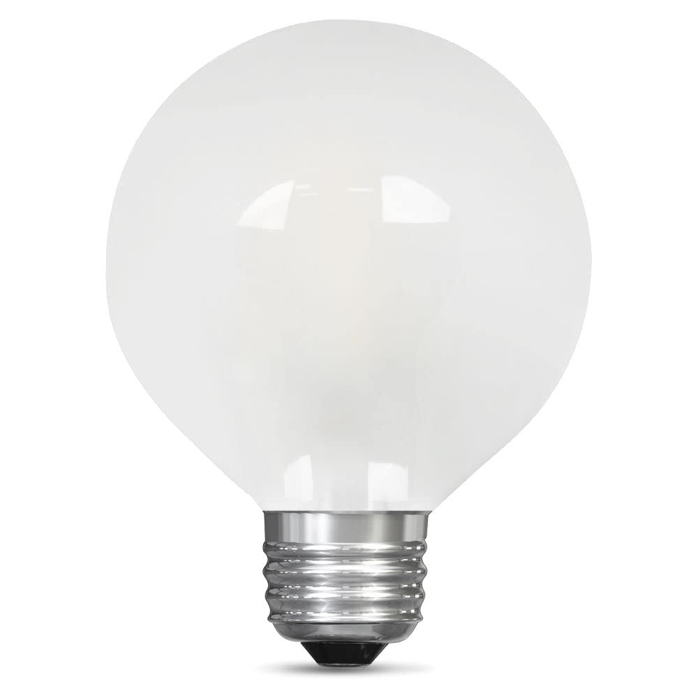 Feit Electric Frost G25 LED Bulb 60W Eq Daylight Dimmable, 4.3″x3.1″, White