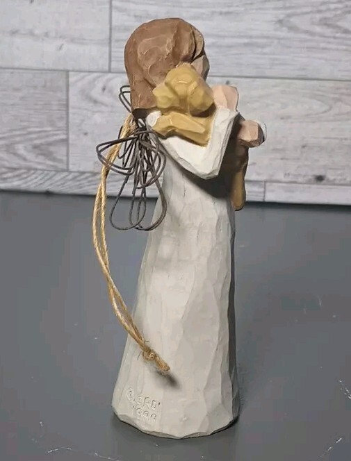 2 Willow Tree Angels (8″ Welcoming Angel, 4.5″ Angel Of Friendship) Susan Lordi