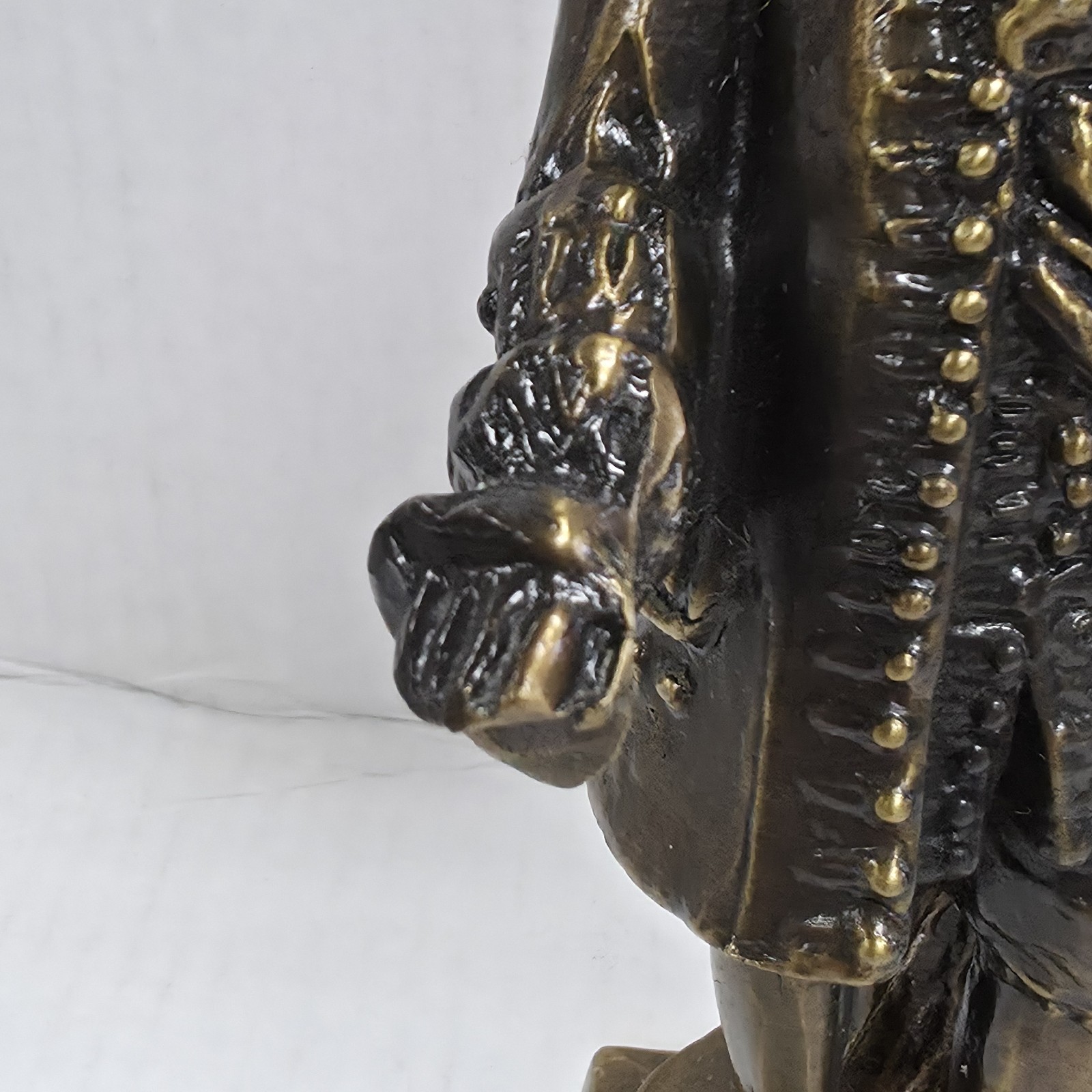 William Penn Awards Statue Figurine Quaker Metal Heavy 8.5 in Tall