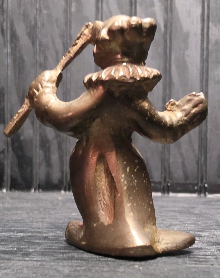 Miniature Pewter Clown Figures Sculpture India Figurines set of 3