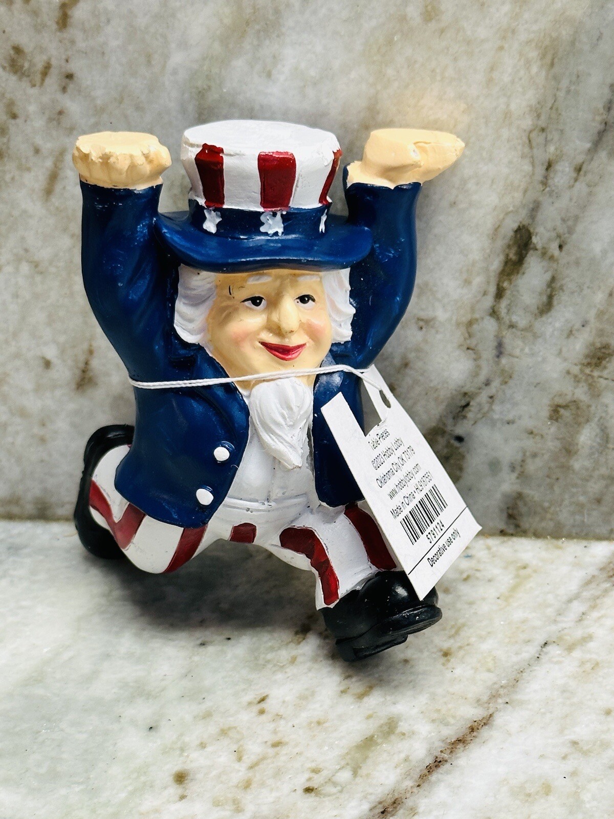 July 4th Ceramic Independence Day Patriotic Figurine/Table Top:3Inches