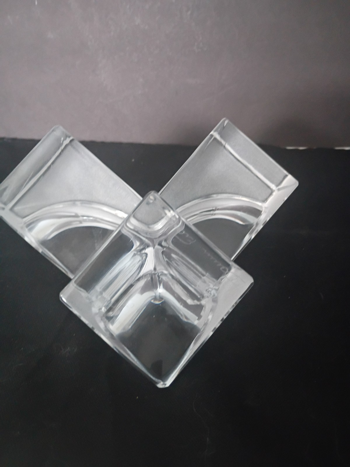 Daum Cubist MCM 3 Section Square Sculpture