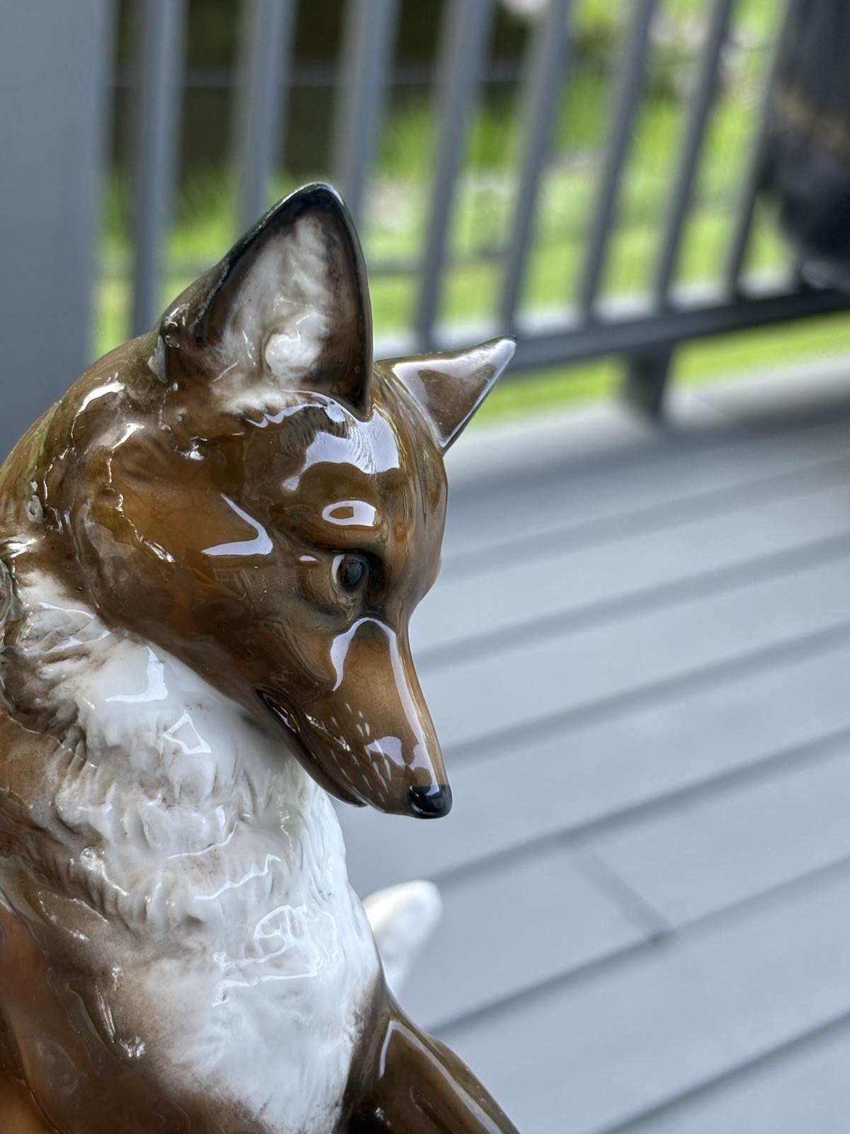 Porcelain Figurine Fox Rosenthal Germany Figurine Vintage