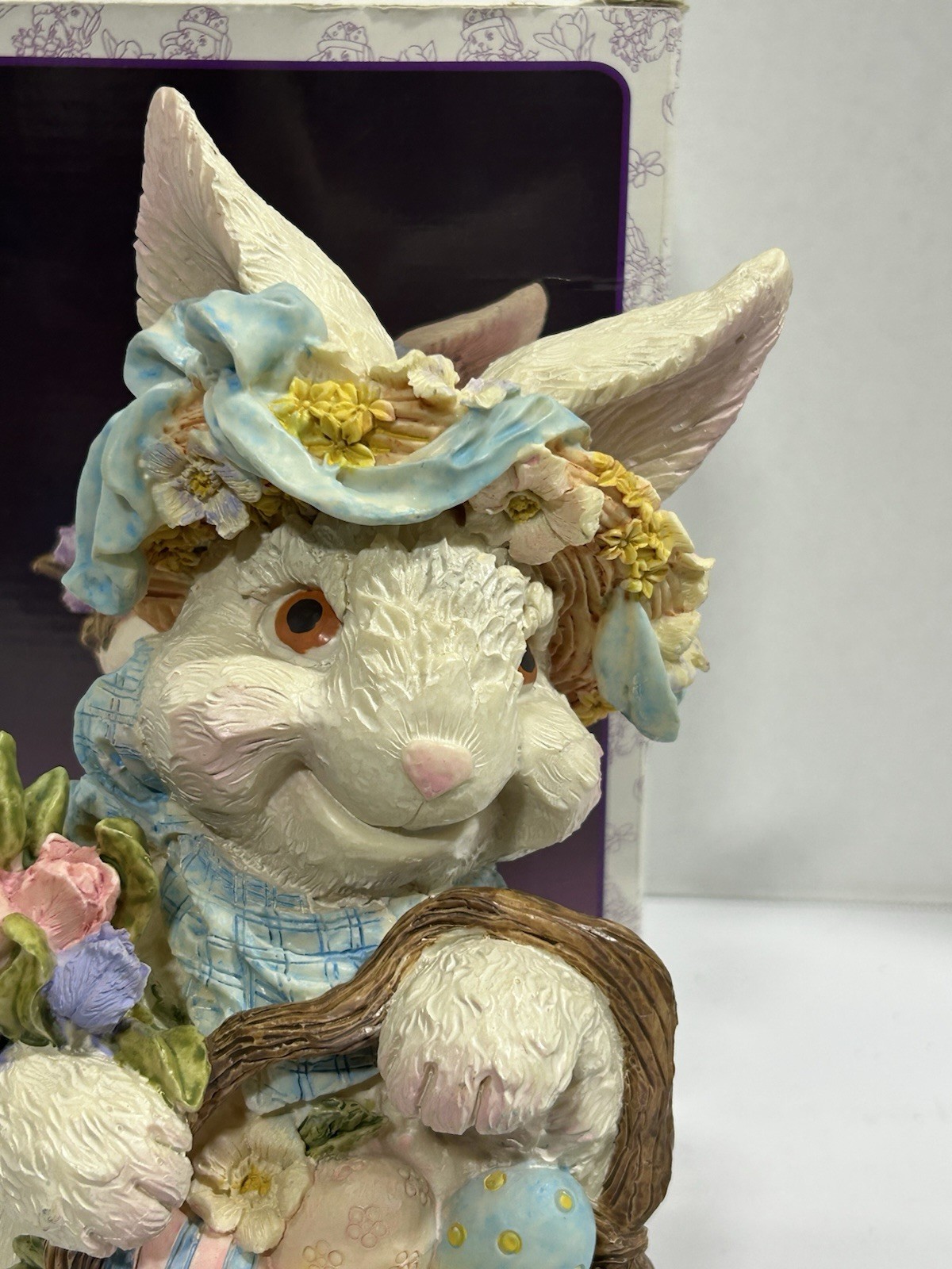 Bunny And Me 10 1/2 Inch Resin Figurine In Original Box