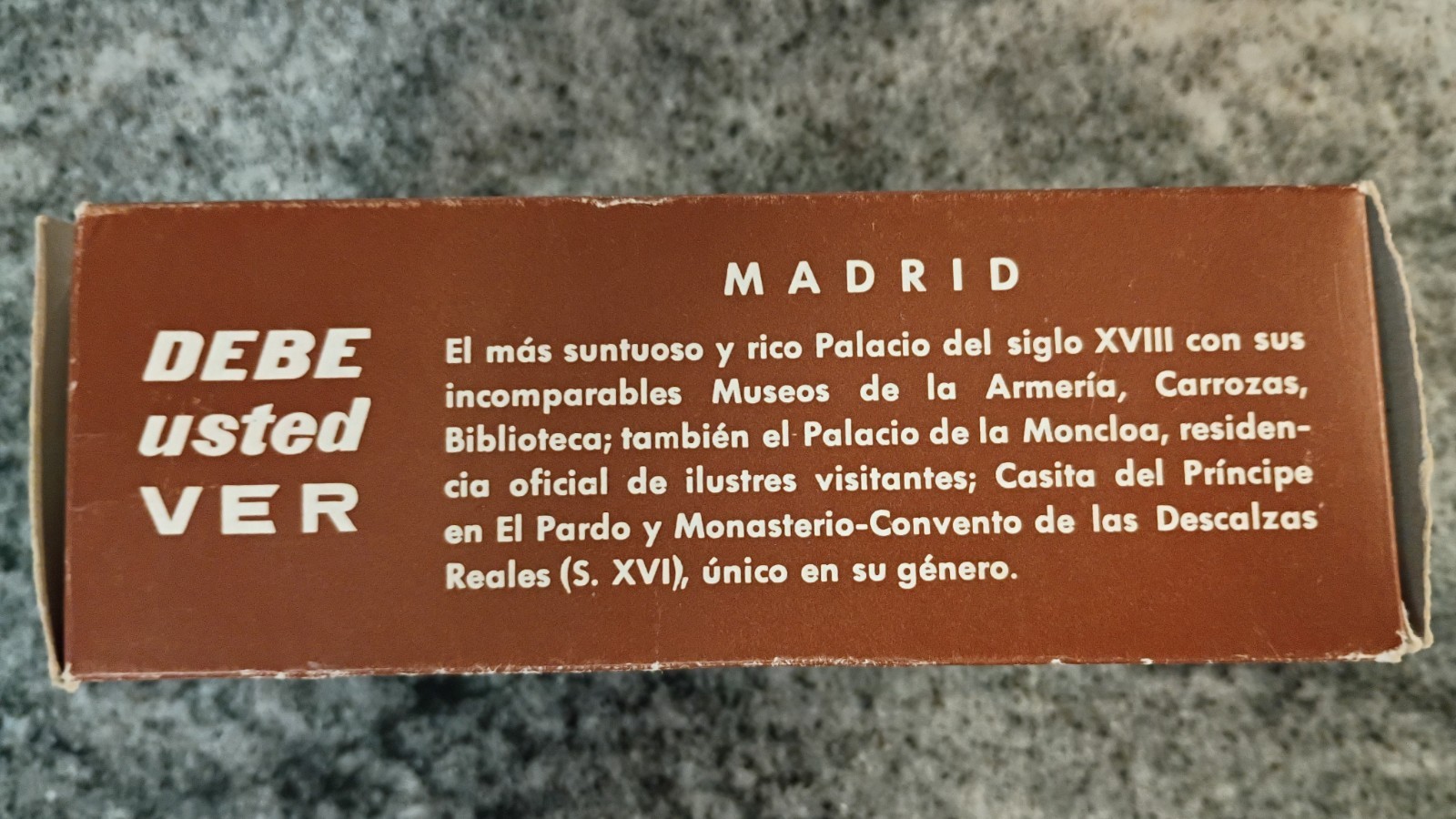 VTG. Miniature DE LA Carroza DE Concha Carriage Plastic Model In Box New