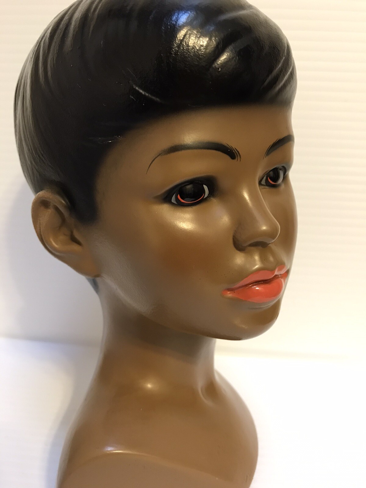 Chalkware Head Marwal Ind. Co. Polynesian/Hawaiian Girl