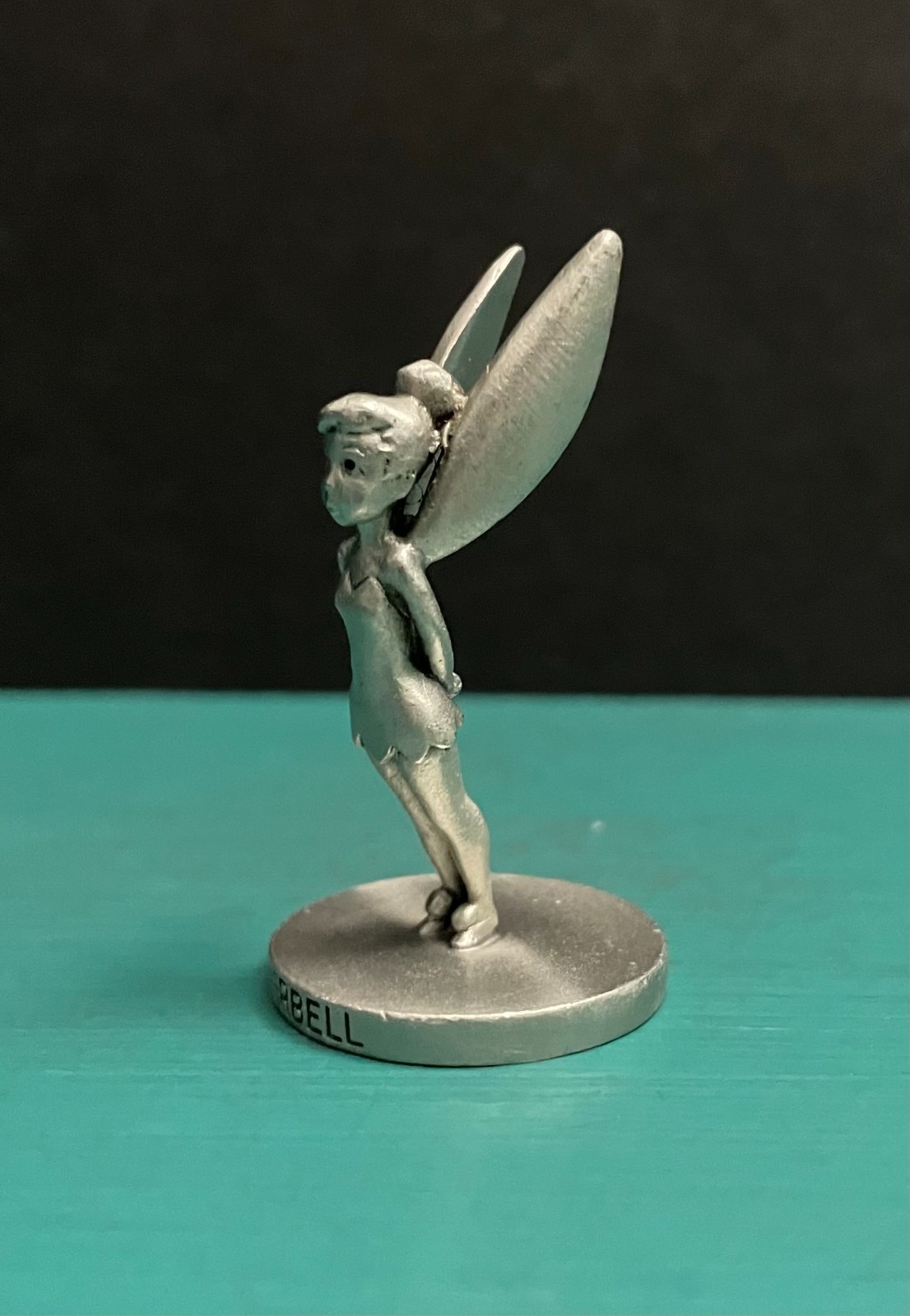Walt Disney Schmid Pewter RKO Cartoon Peter Pan Pixie Fairy Tinkerbell Figurine