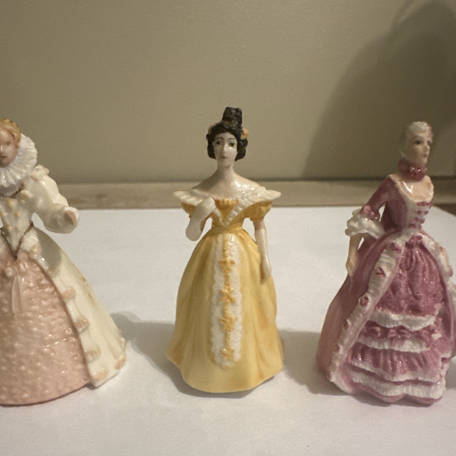 Ladies of Fashion 1983 Franklin Mint 6 Miniature Figurines – Catherine, Sophia
