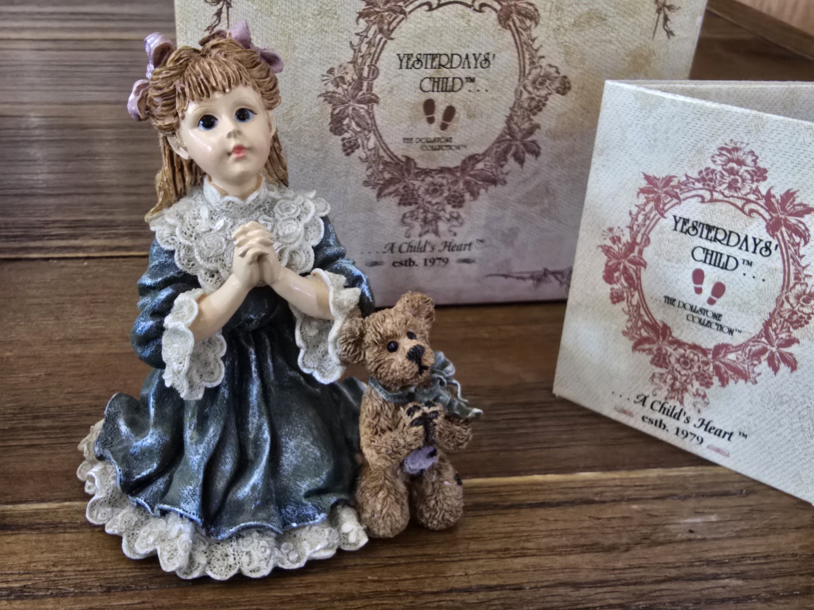 BOYDS 3531 TERESA & JOHN THE PRAYER & 3527 Shelby…Asleep… Yesterday’s Child