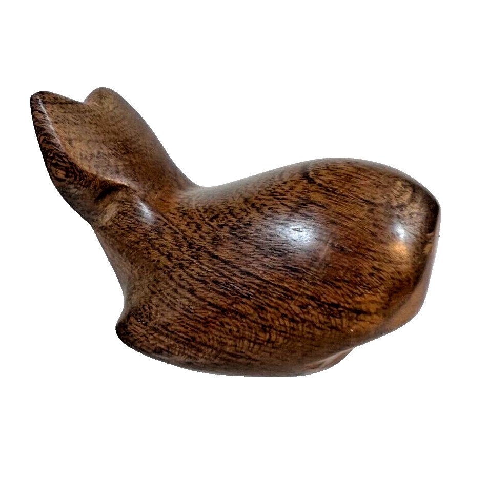 Carved Ironwood Baby Whale 2.25 in. long